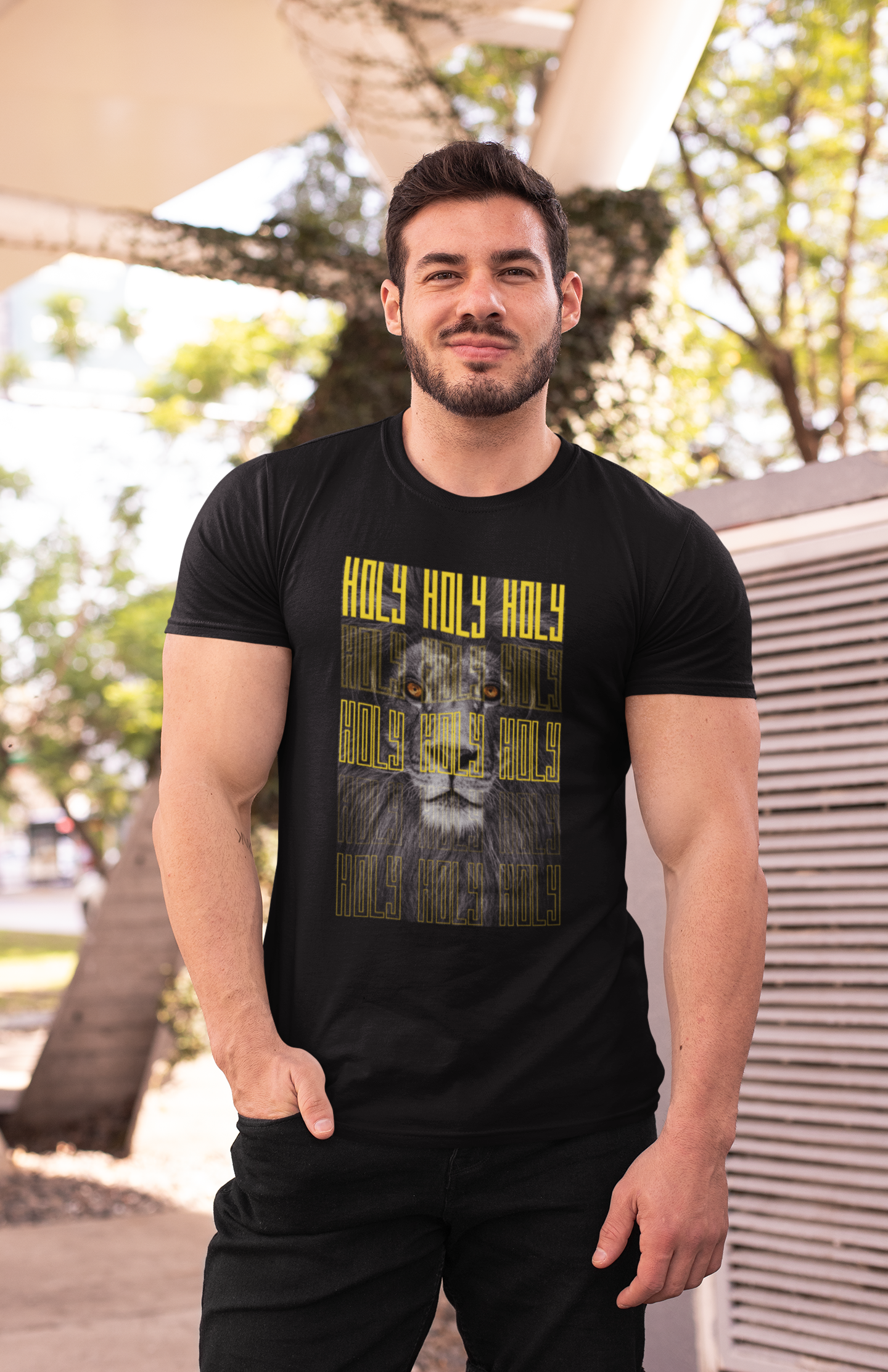 Camiseta Masculina Holy Lion 1