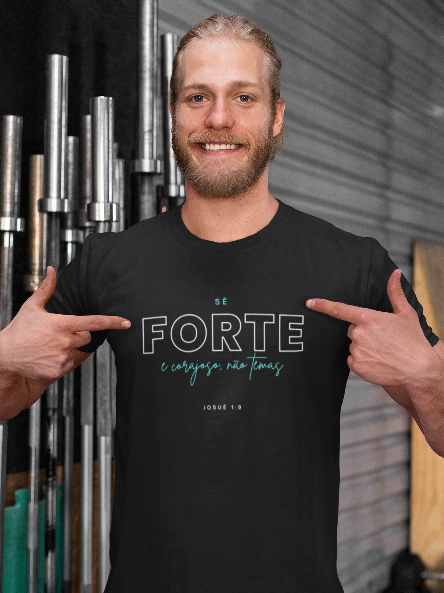 Camiseta Masculina Sê Forte 1