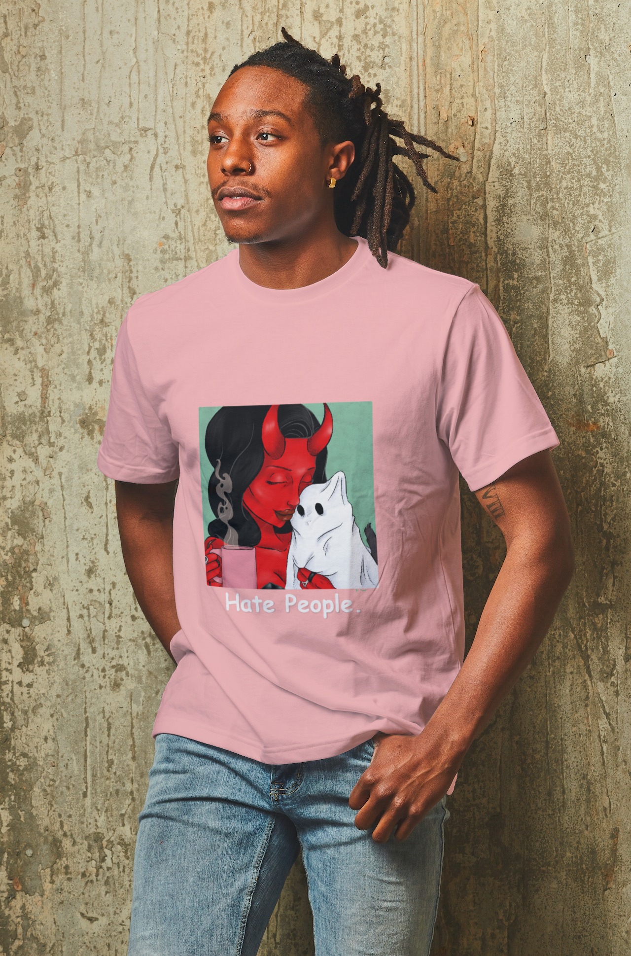 Nome do produto  T-shirt Hate People O1