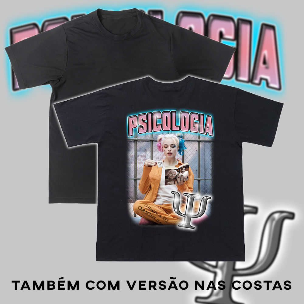 Psicologia estampa nas costas