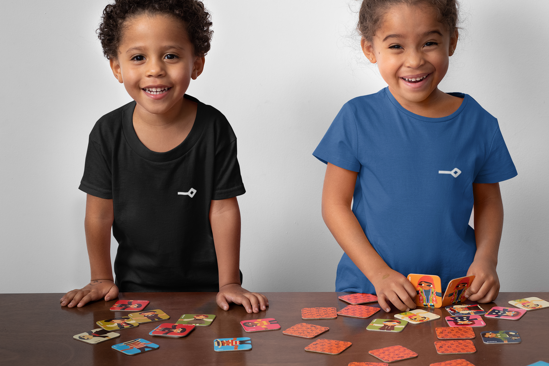 Camisa Reta Kids Blue Classic