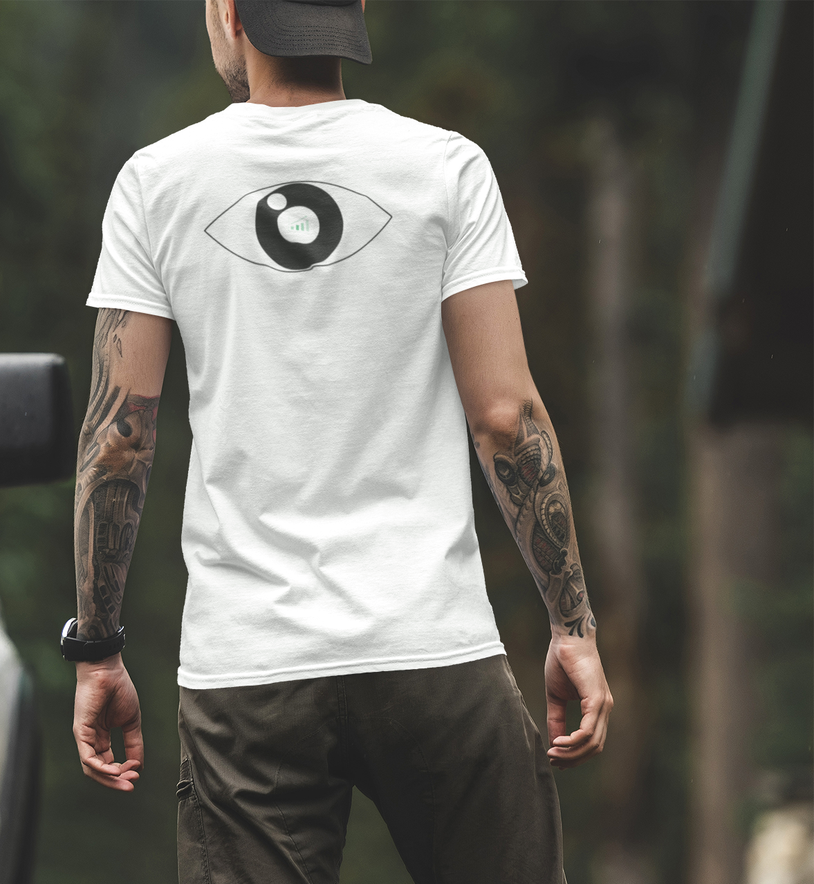 Camisa Reta Street QRCode Preta