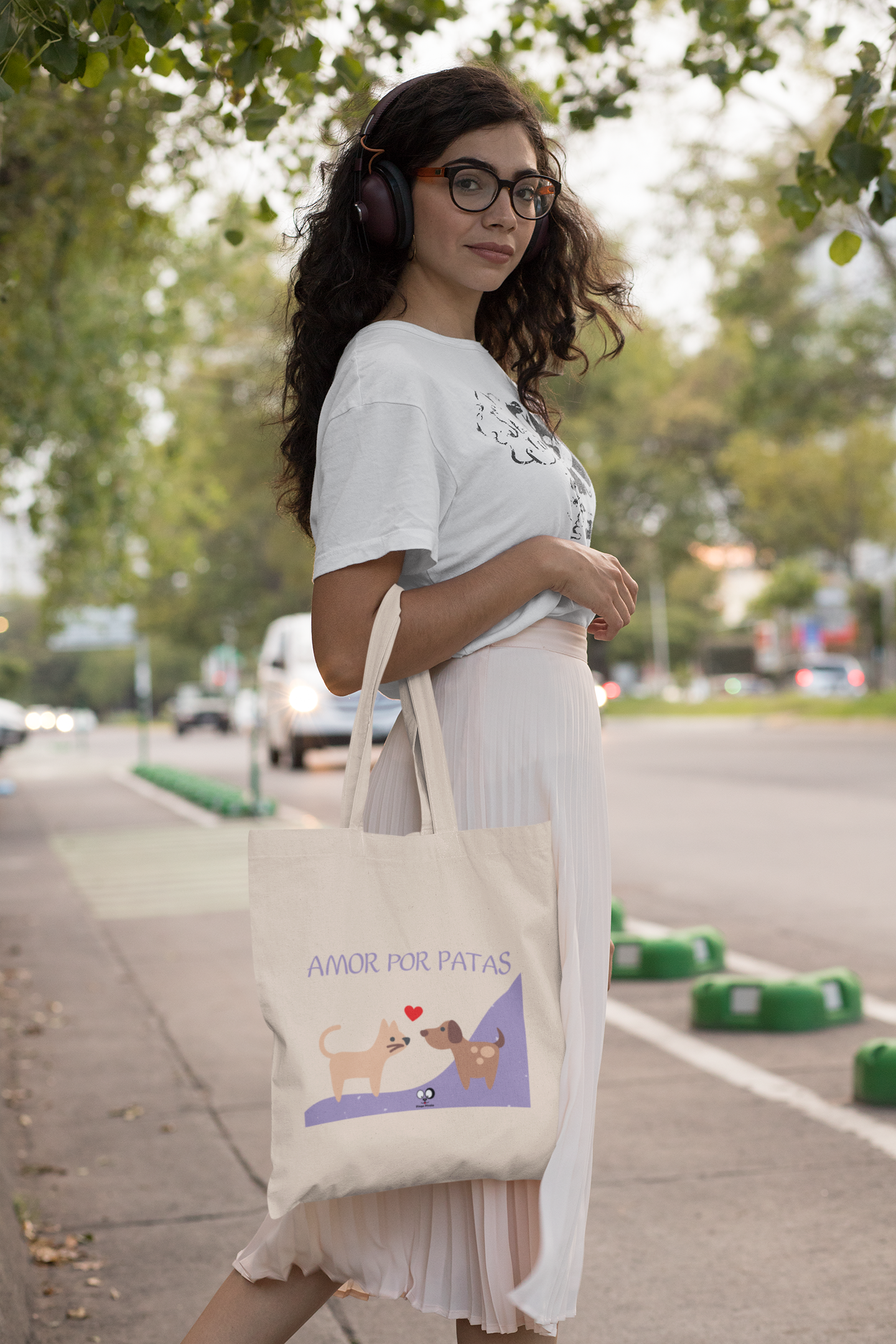 Bolsa Ecobag - Amor por patas cães e gatos