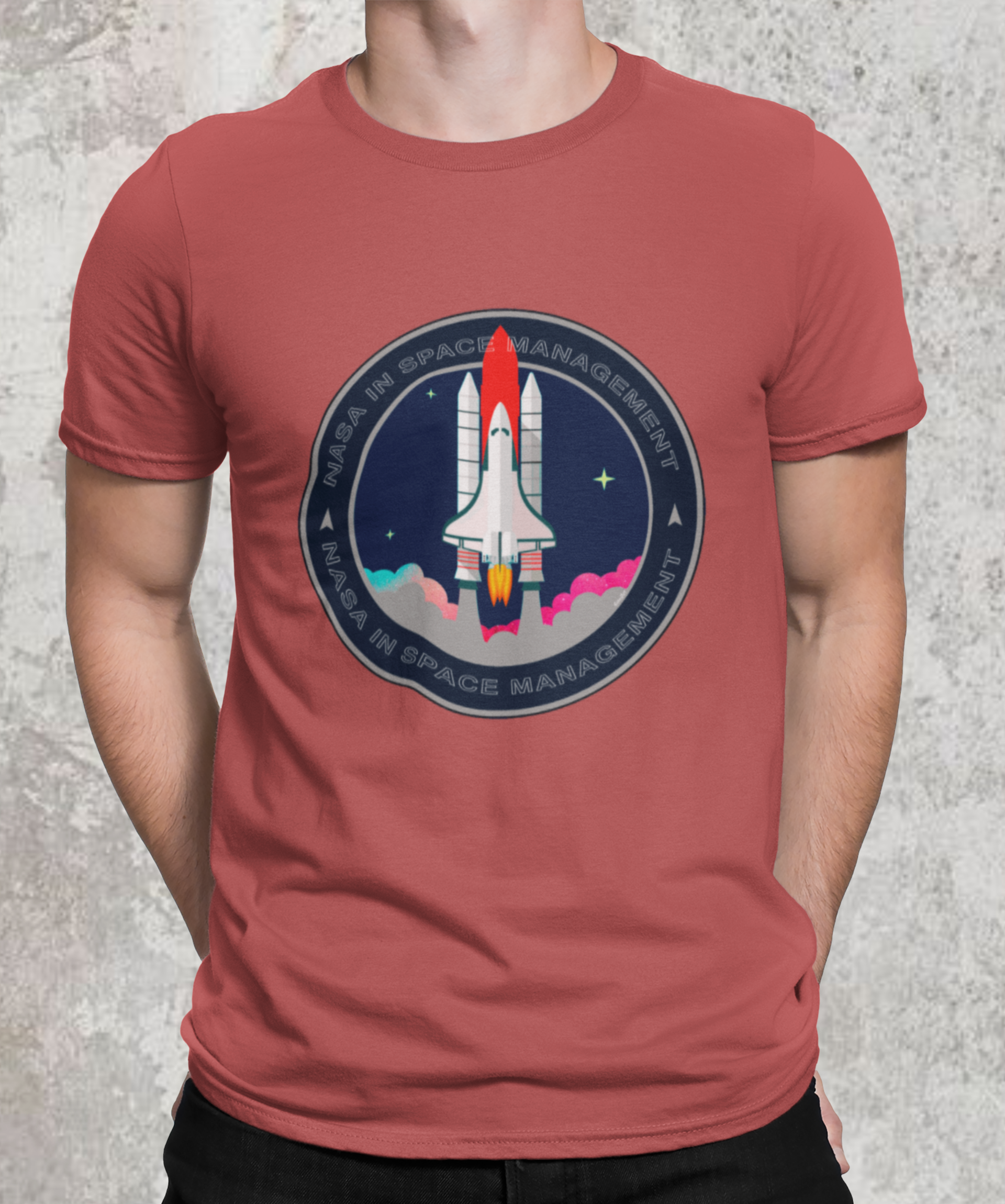 Camiseta estonada missão Nasa
