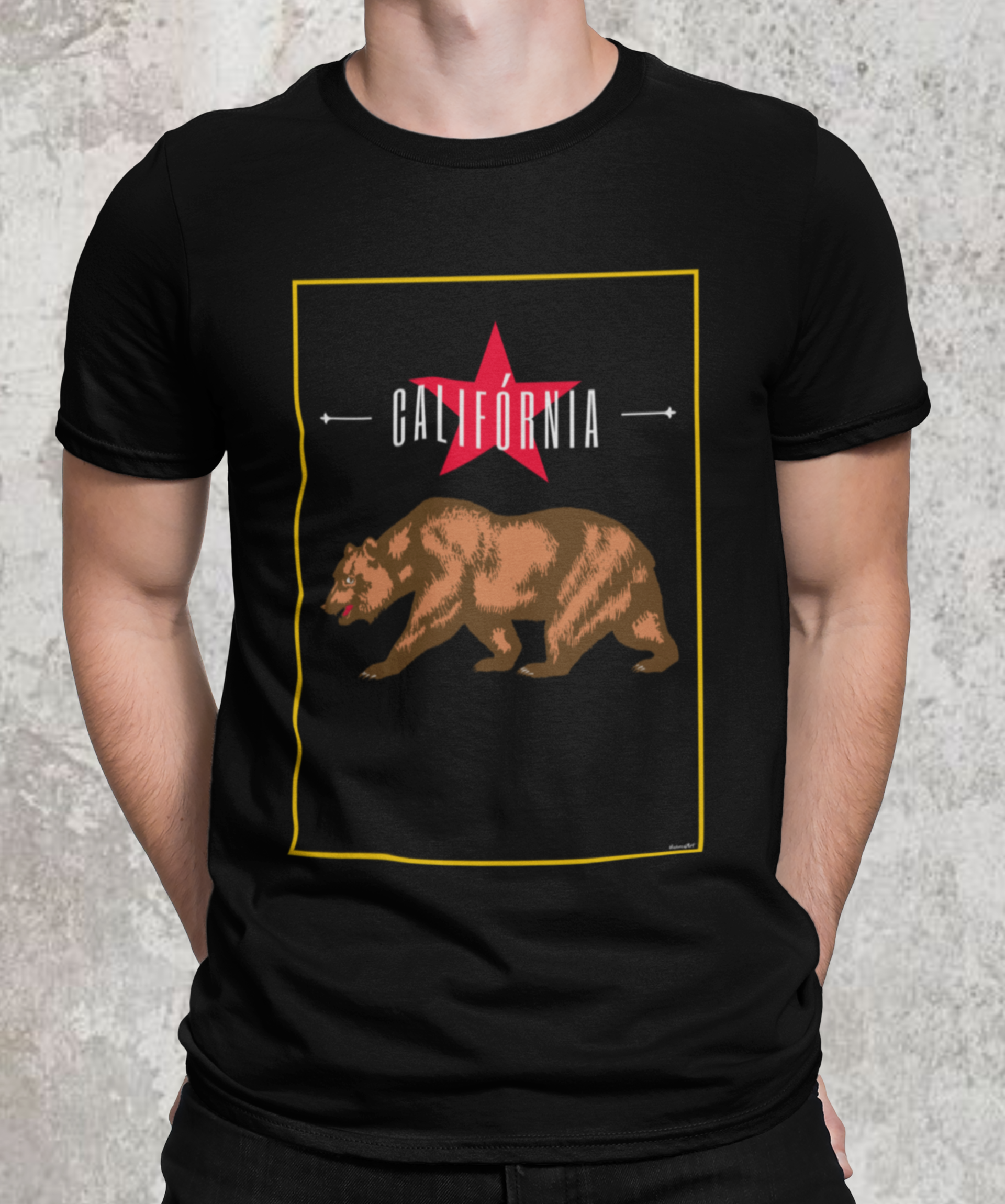 Camiseta California Republic cores escuras