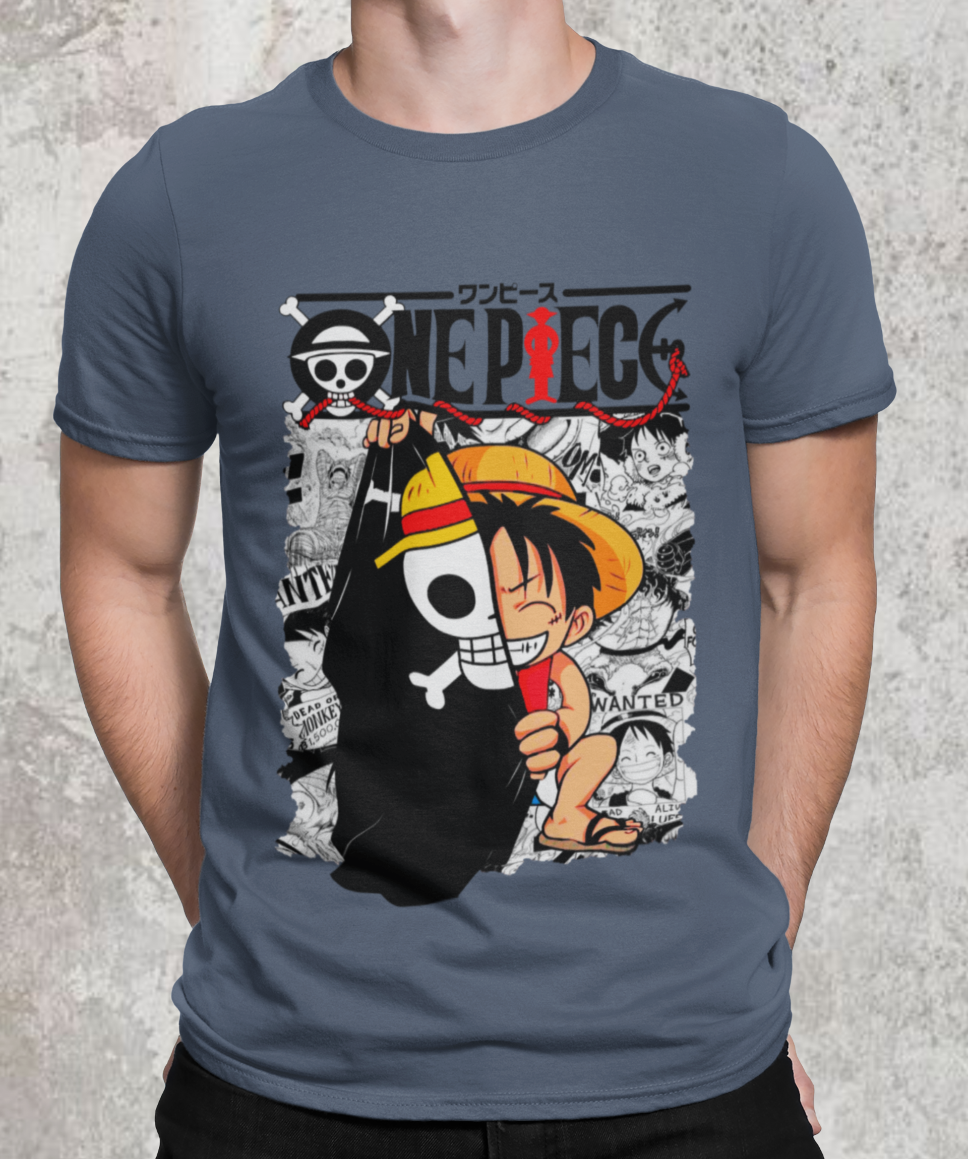 Camiseta estonada One Piece