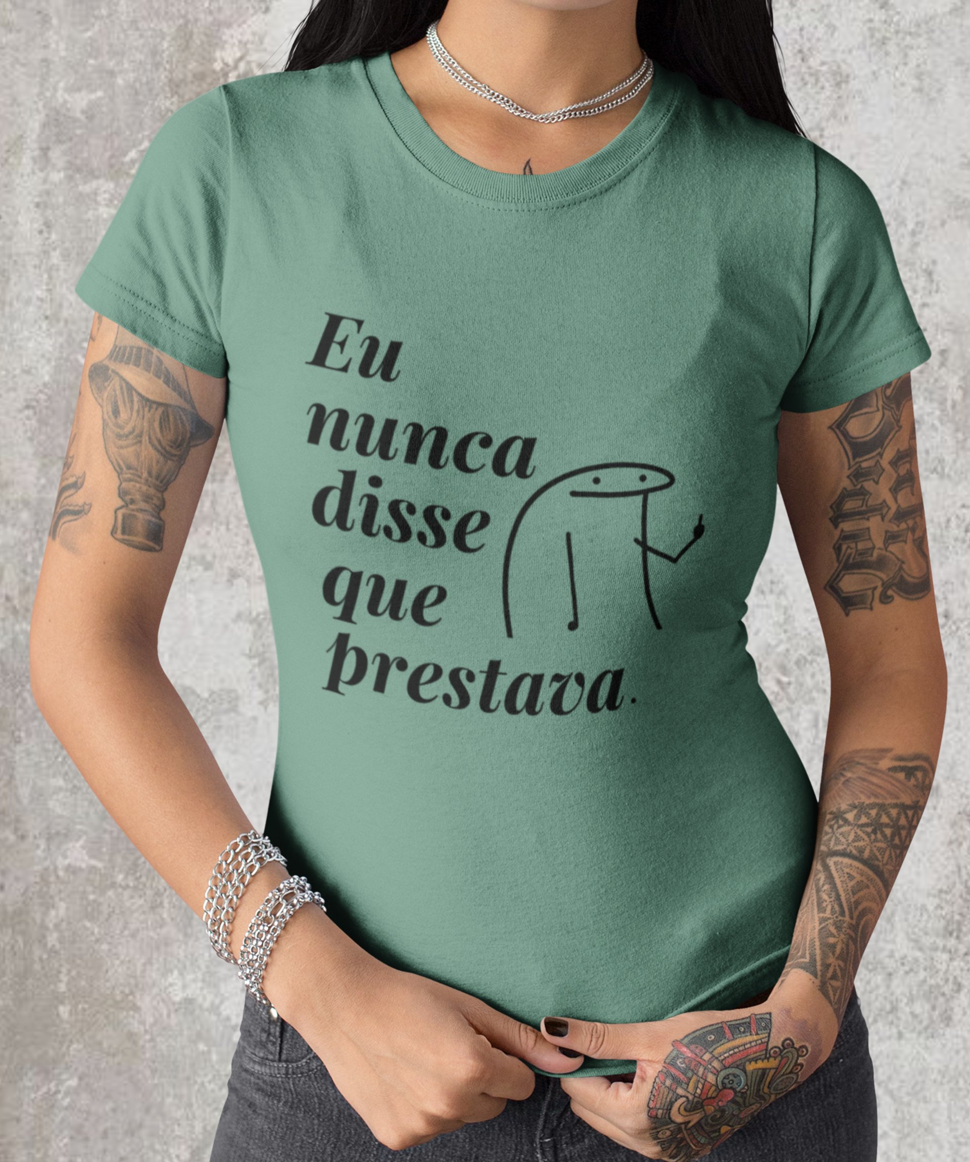 Camiseta feminina estonada 