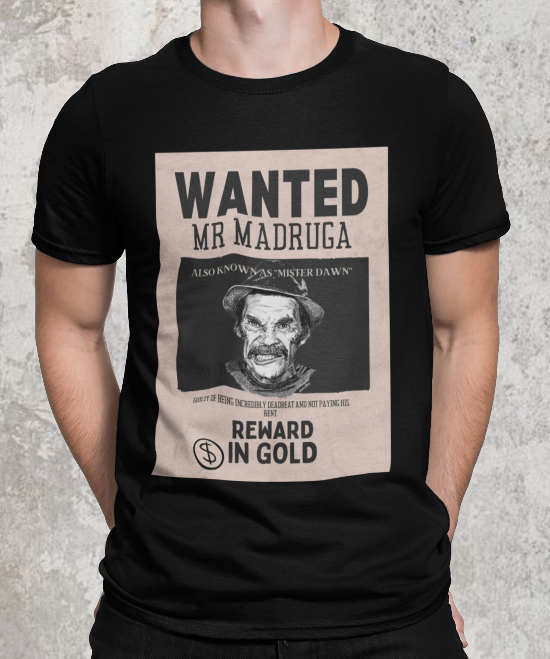 Camiseta Wanted Mr. Madruga