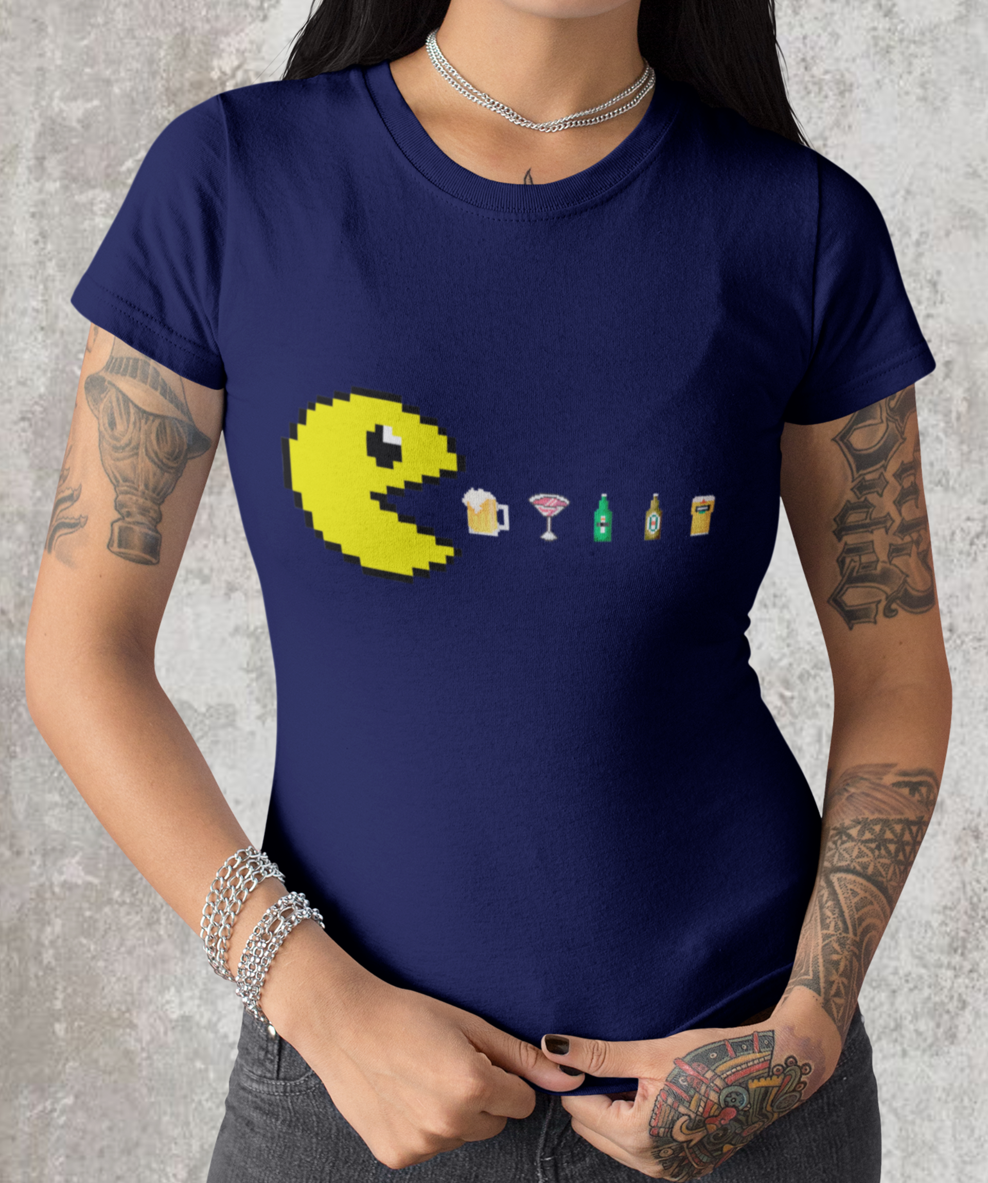 Camiseta baby long feminina Pec bêbado