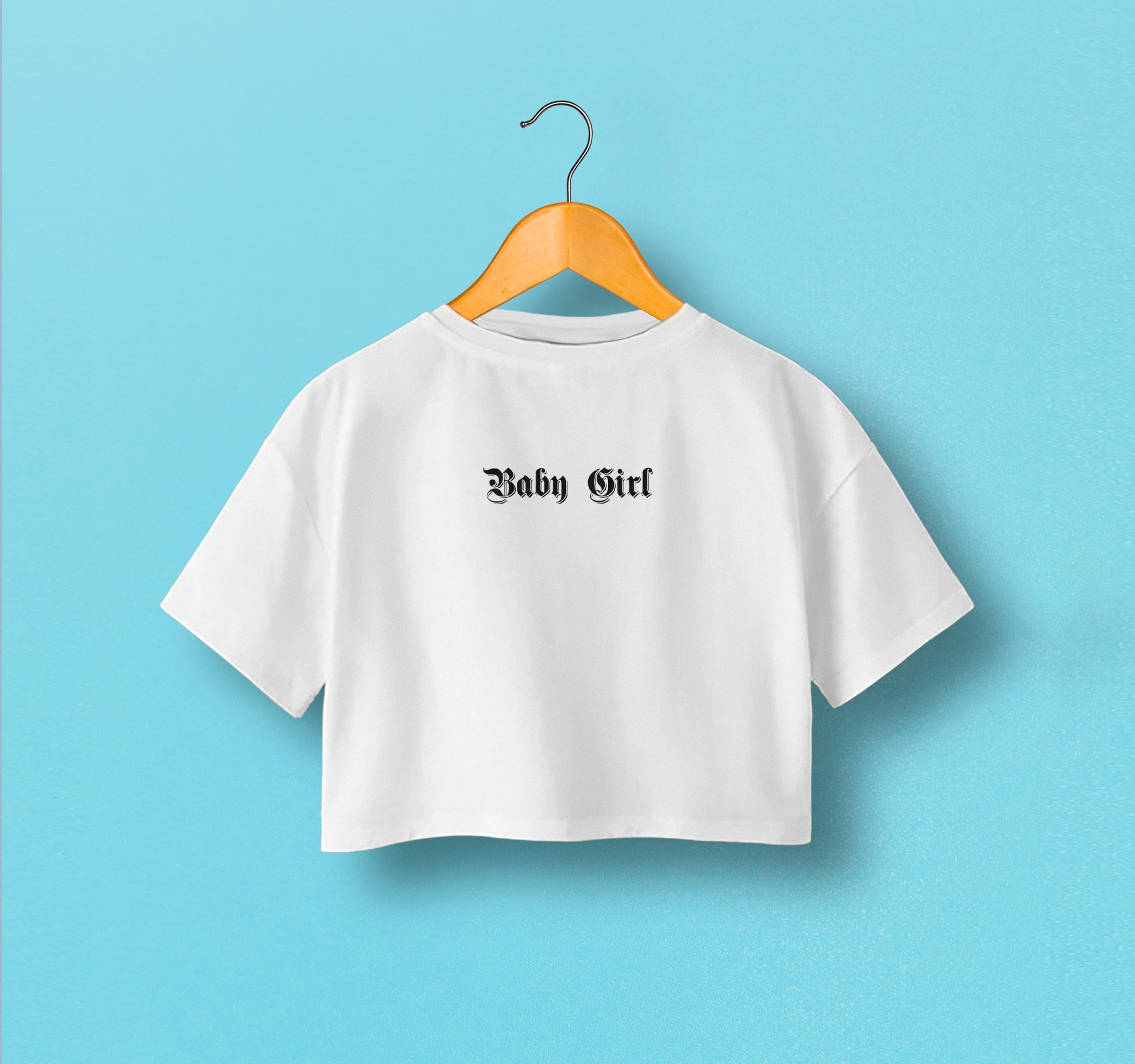 Cropped BABY GIRL Branco