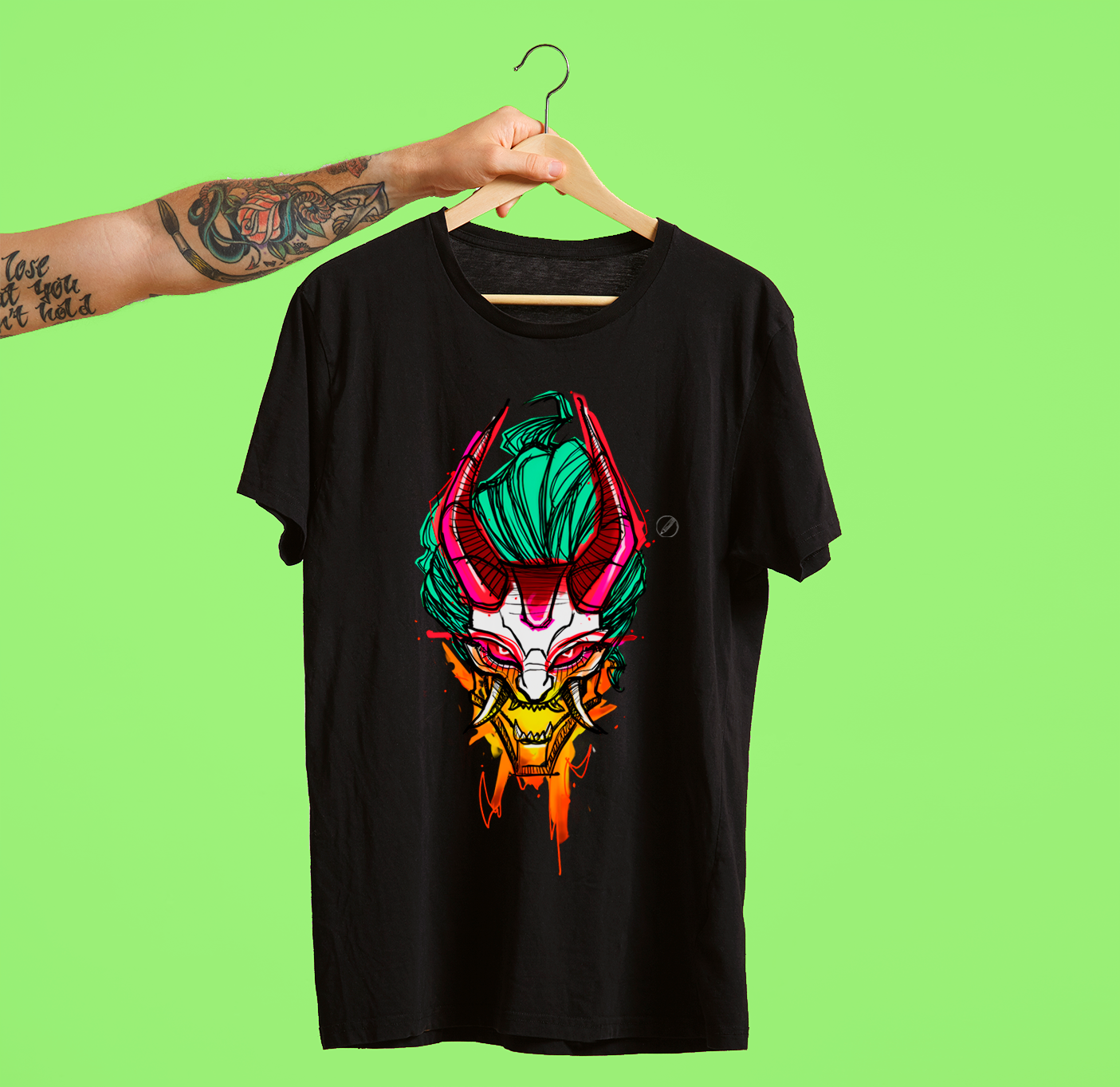 Camiseta estampada Psyco Hannya I Rabiskin