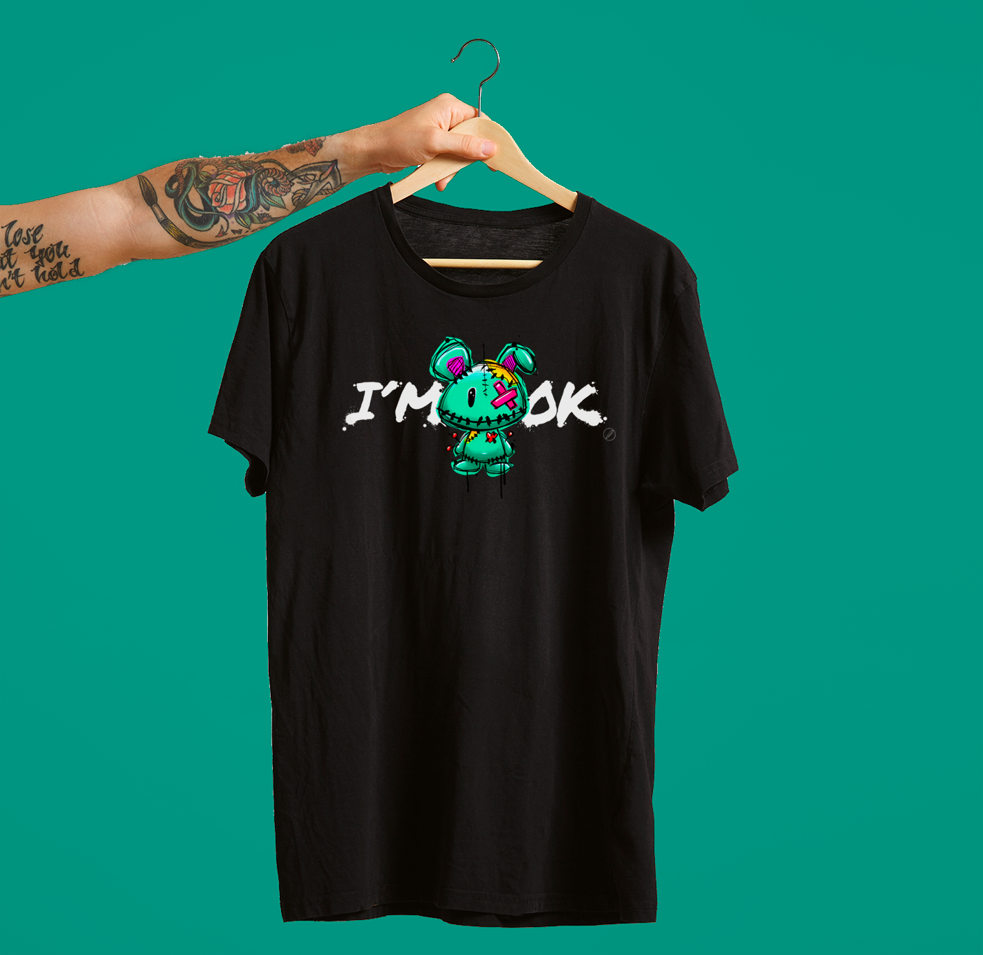 Camiseta estampada Im OK I Rabiskin