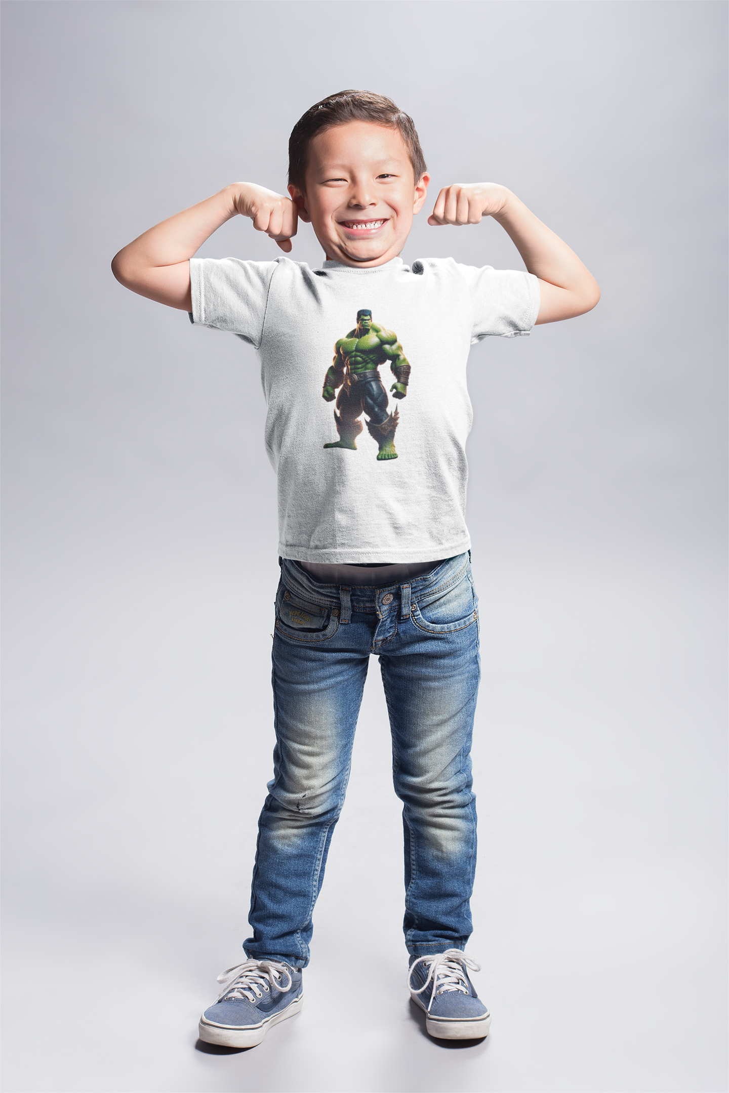Nome do produto  O Incrível Hulk - camiseta infantil