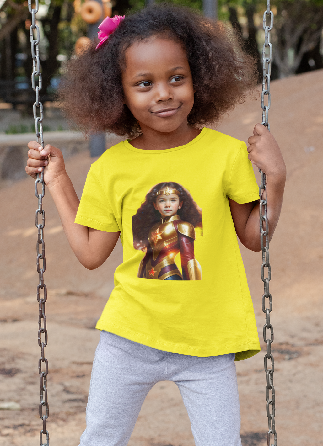 Nome do produto  Mulher Maravilha criança - camiseta infantil