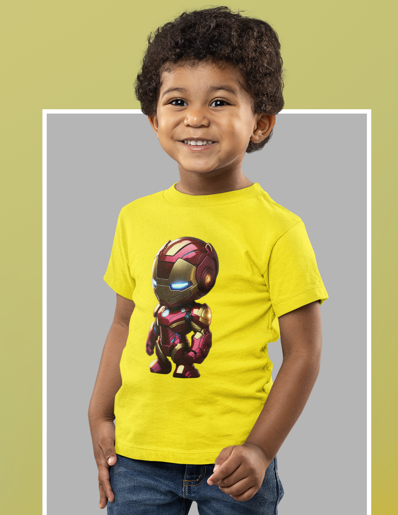 Nome do produto  Homem de Ferro criança - camiseta infantil