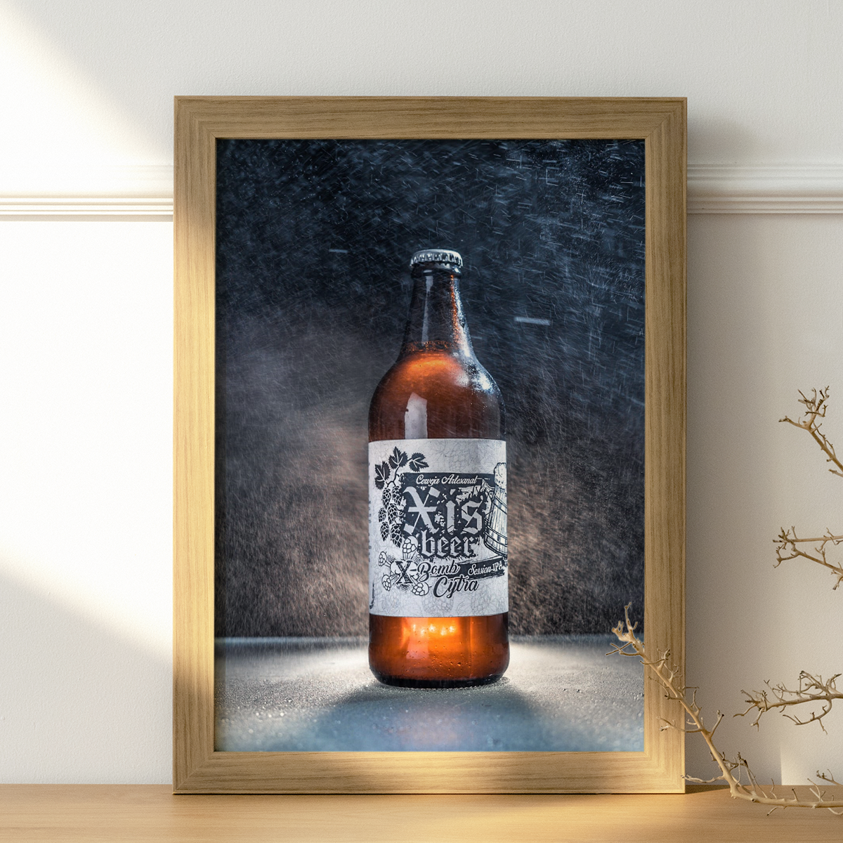 Poster Xis Beer Garrafa