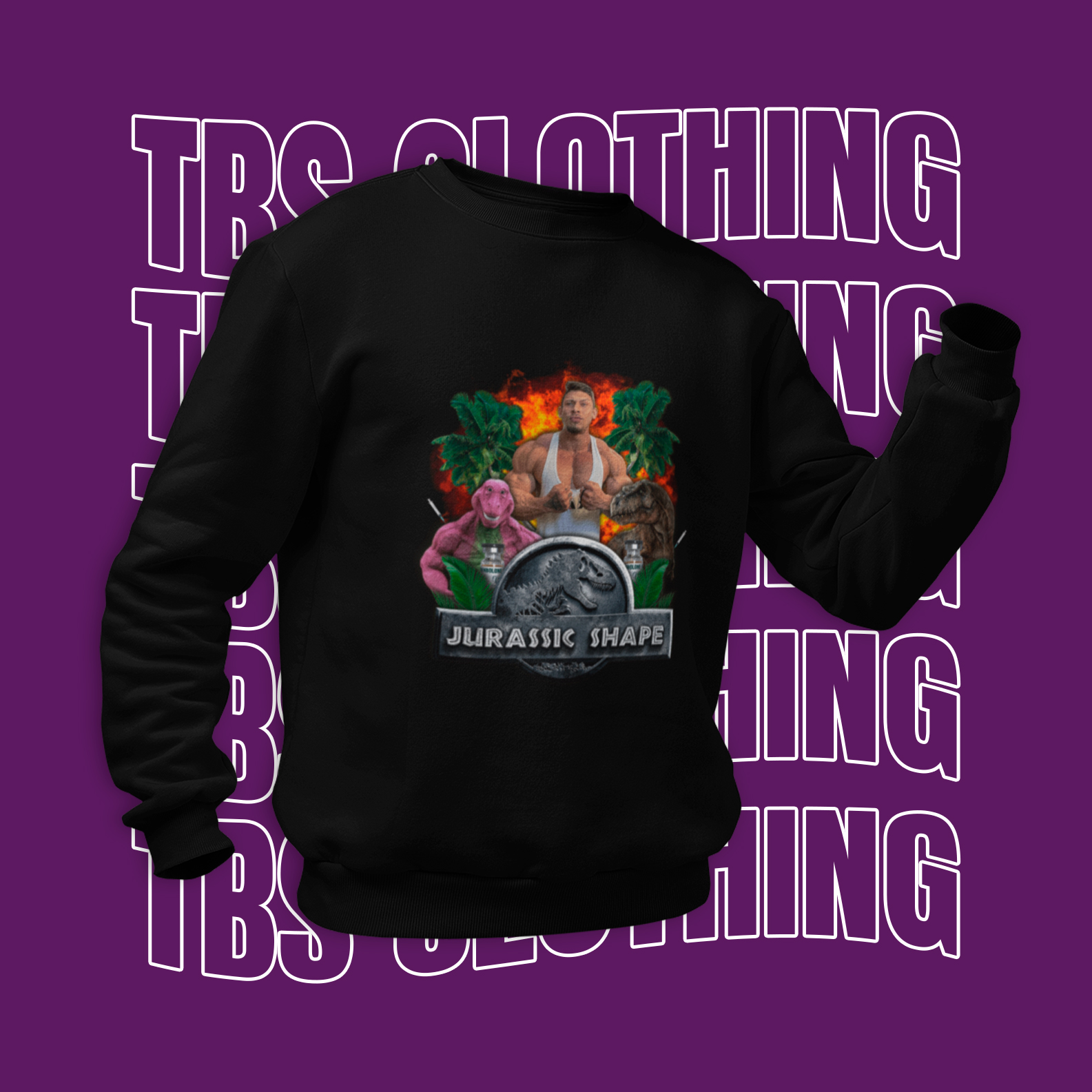 Jurassic Shape (Moletom)