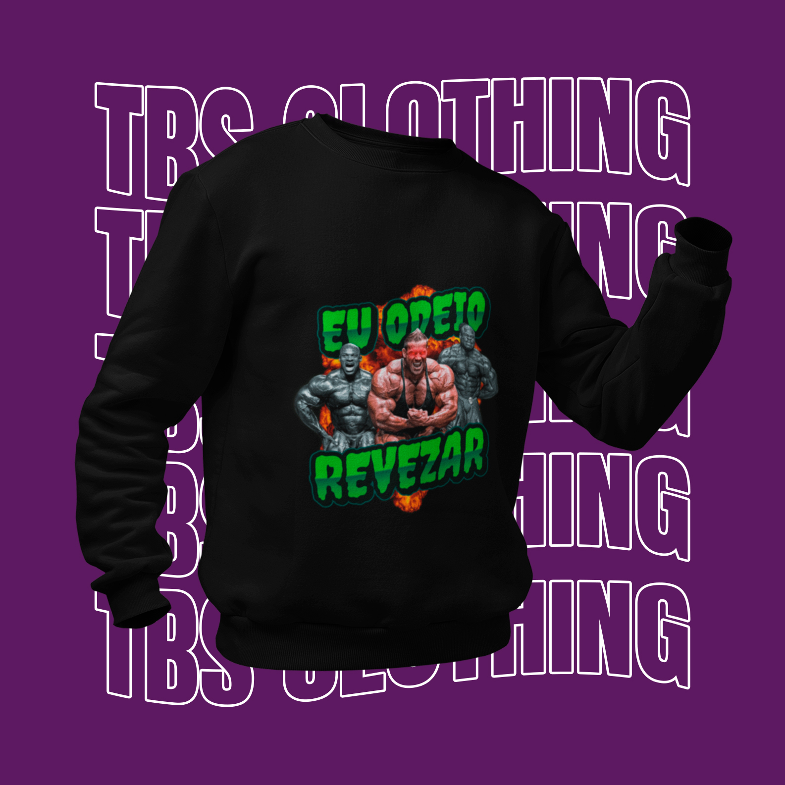 Eu odeio revezar - Masculina (Moletom)