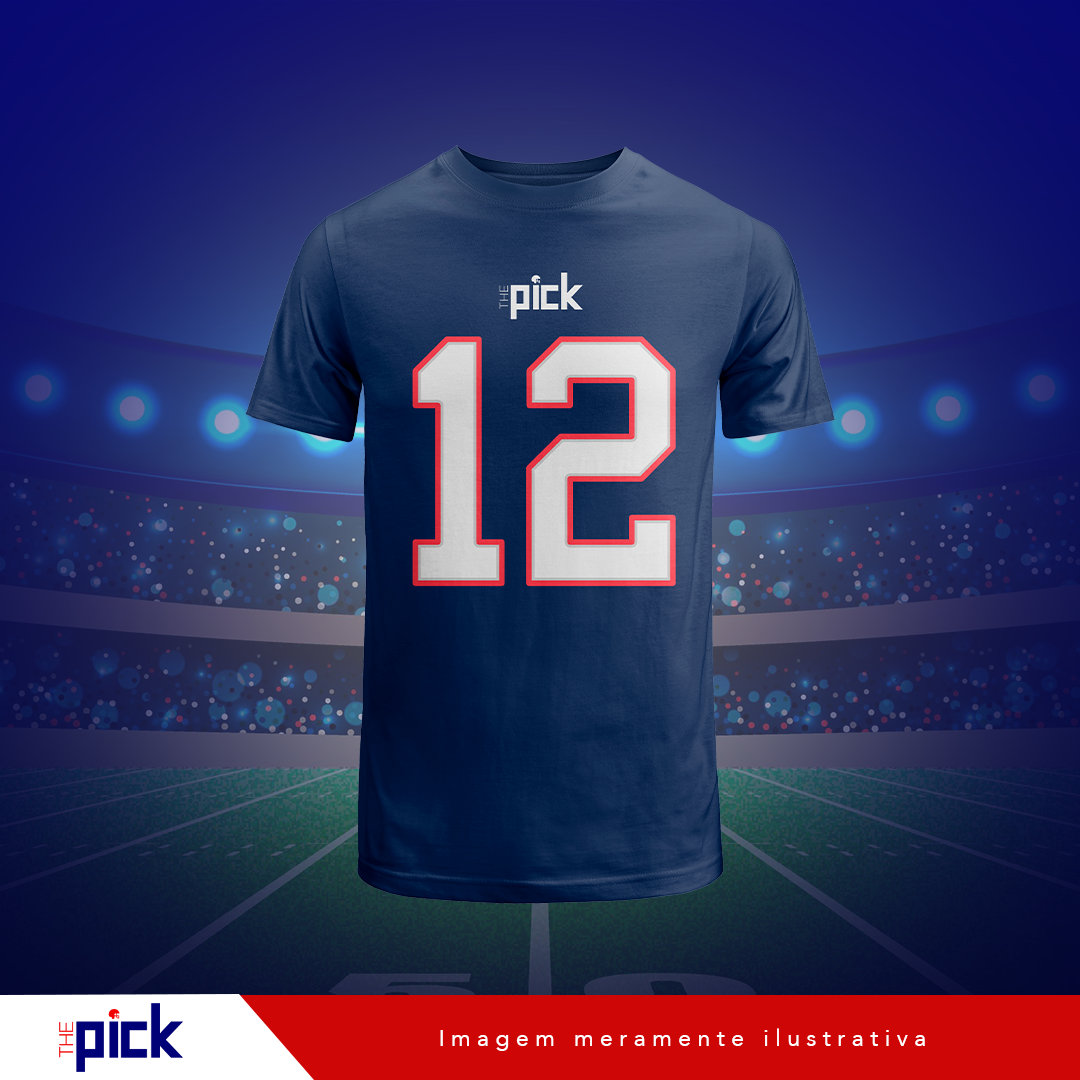 THE PICK - TOM BRADY NEW ENGLAND PATRIOTS AZUL MARINHO