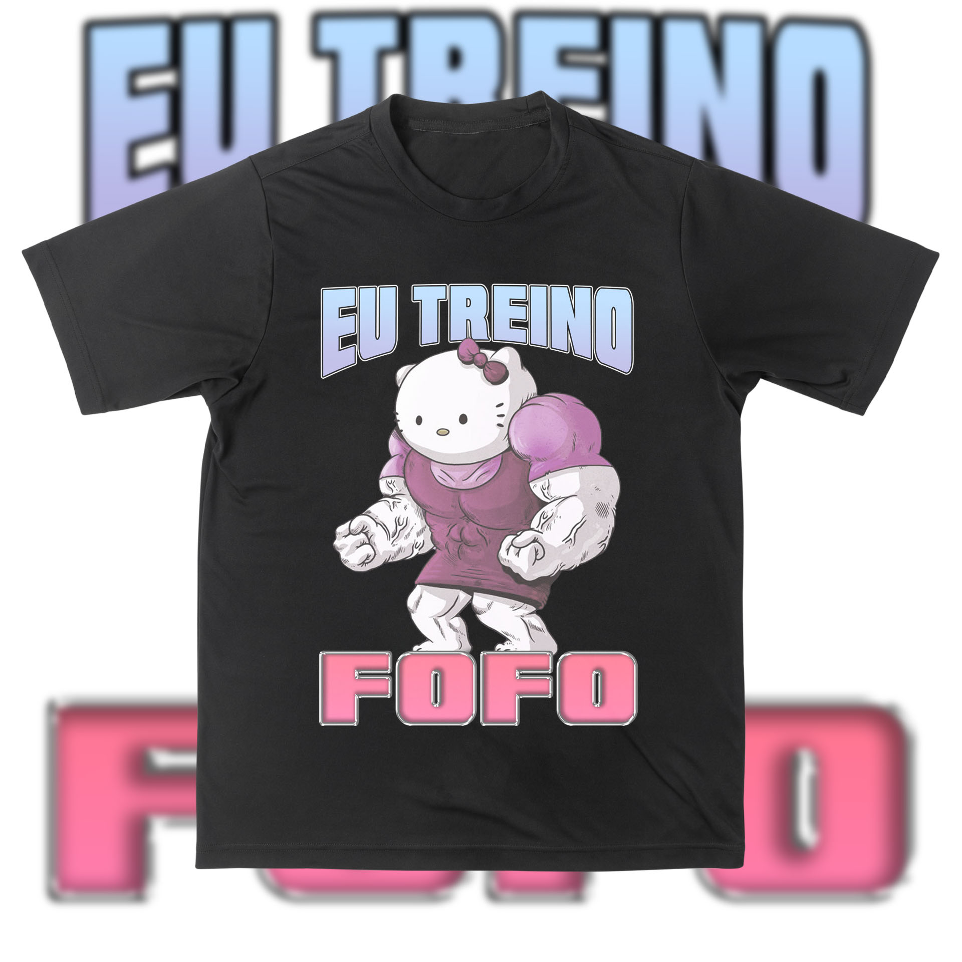 Eu treino fofo buff kitty