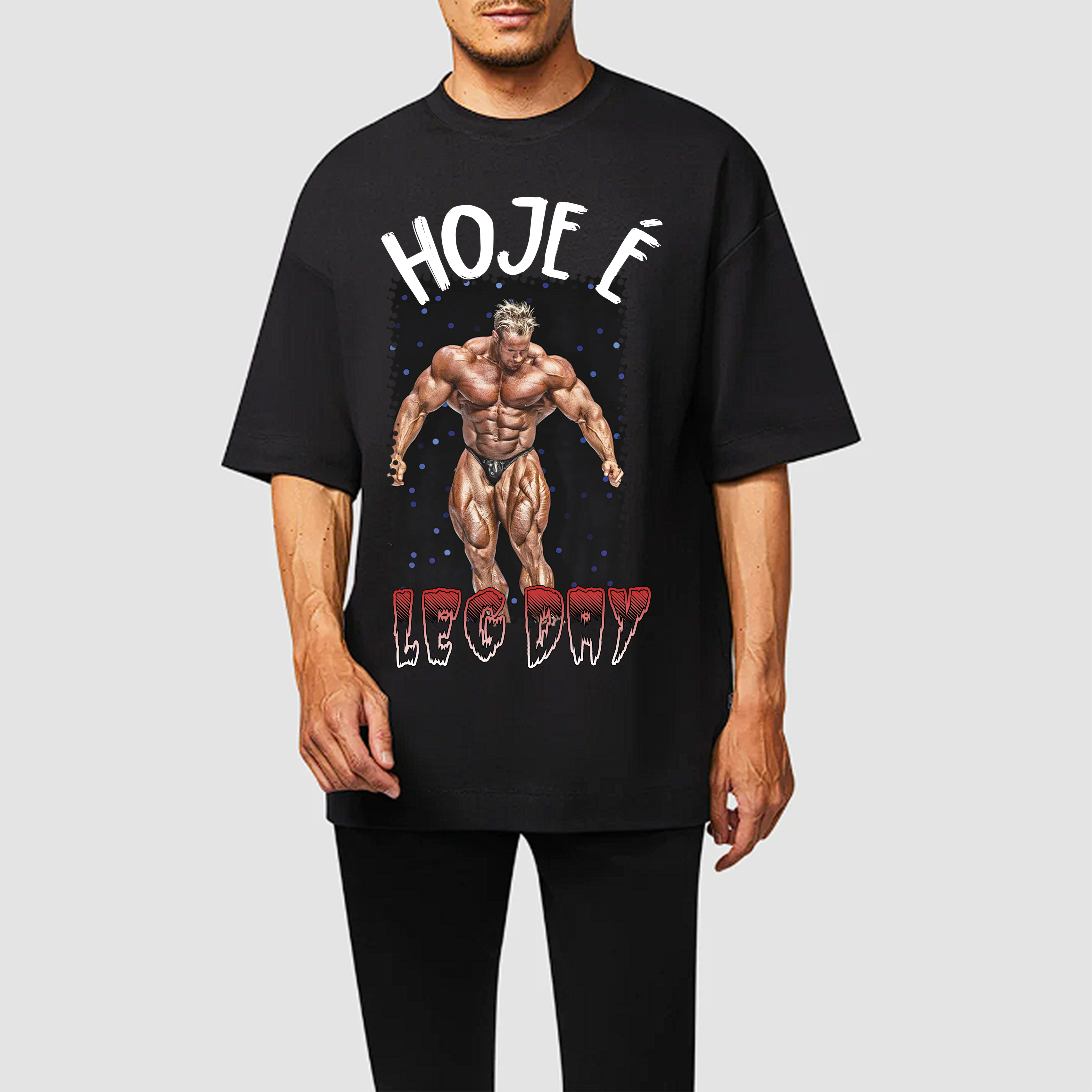 Nome do produto: Camiseta RestPause Jay Cutler - Hoje é Leg Day