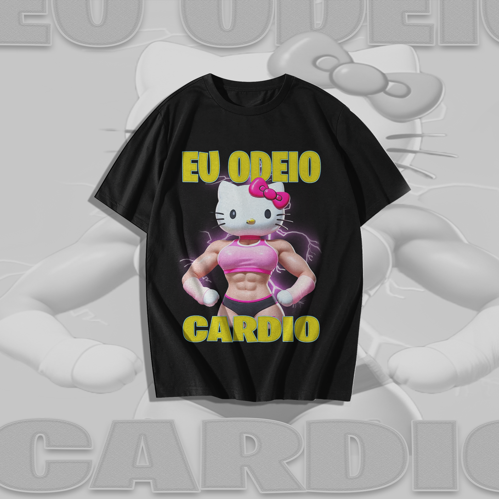 Camiseta Eu Odeio Cardio