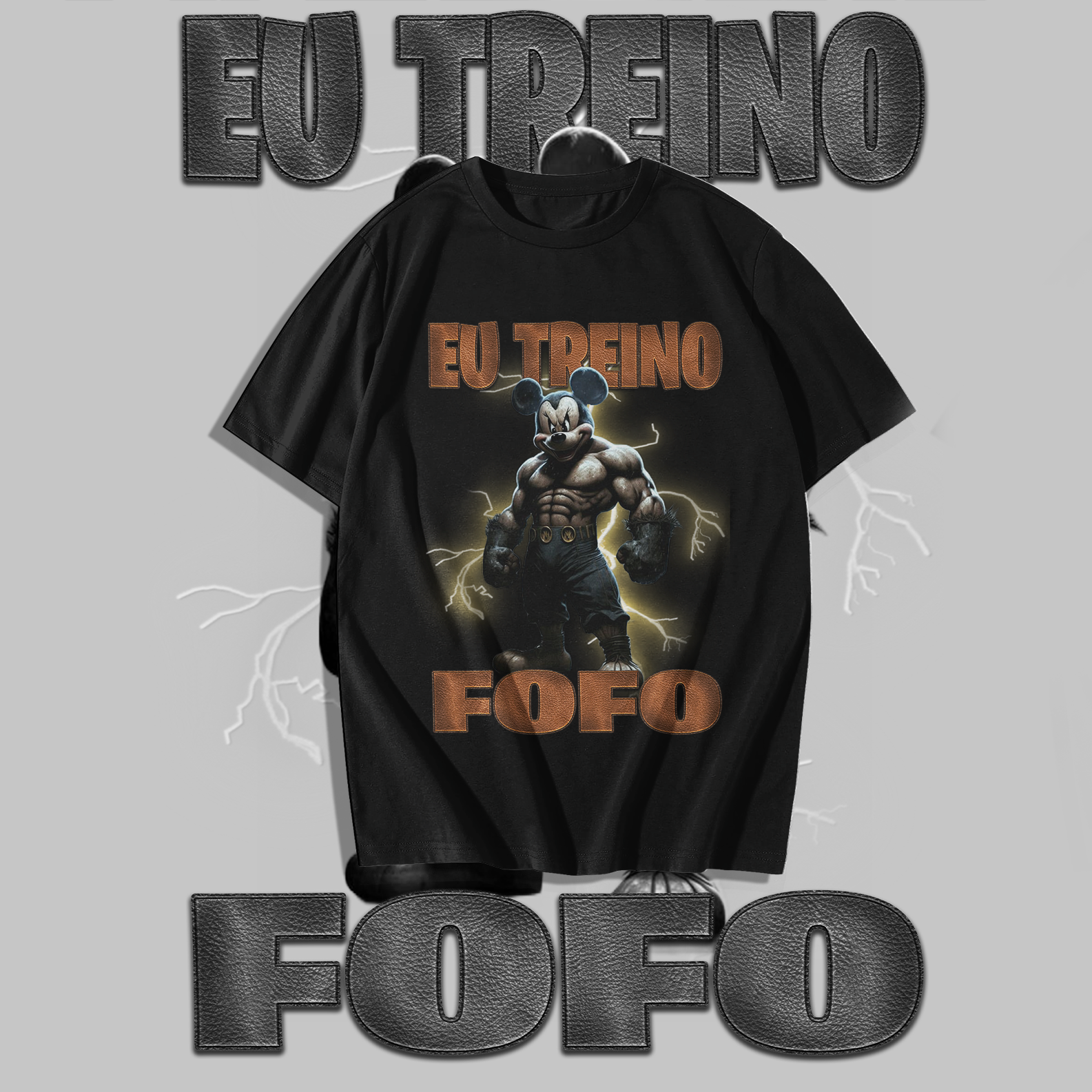 Camiseta - Eu treino fofo