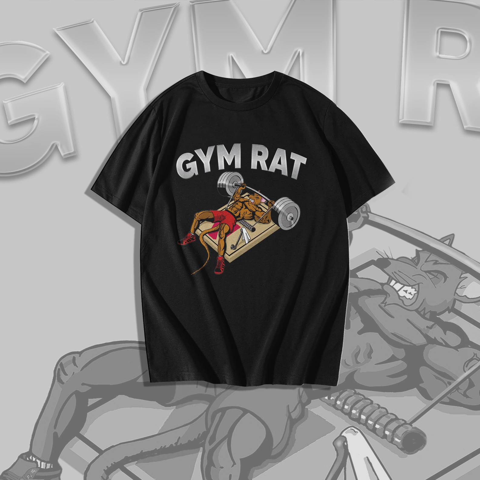 Camiseta Gym Rat
