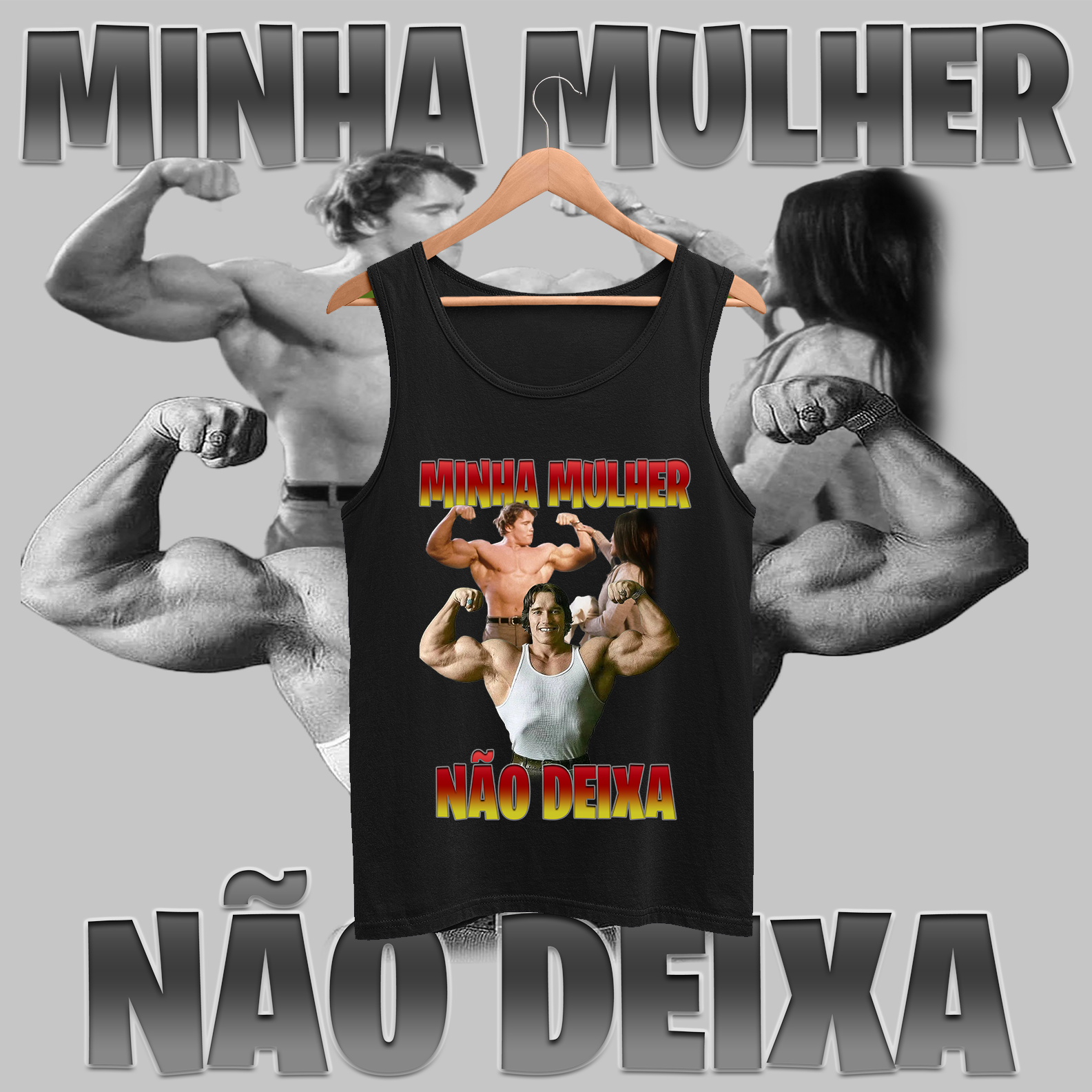 Nome do produto: Regata - Minha mulher não deixa