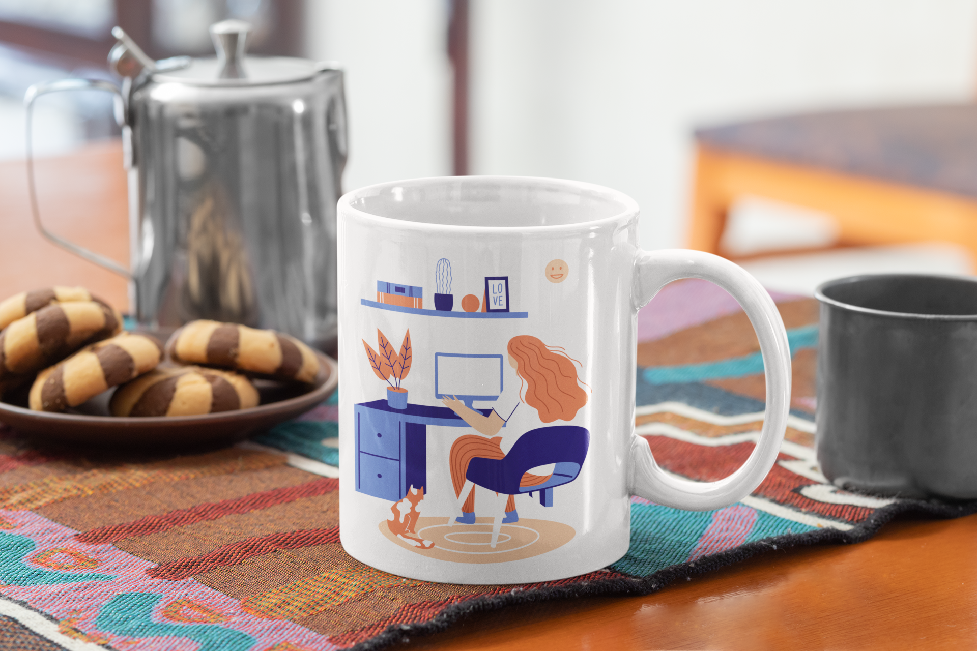 Nome do produto: Caneca - Frase - Home Office: Onde a pausa para o café é a pausa para a vida