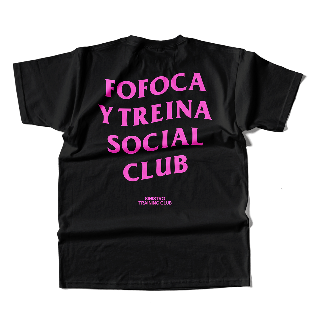 Regular Tee Fofoca y Treina Social Club