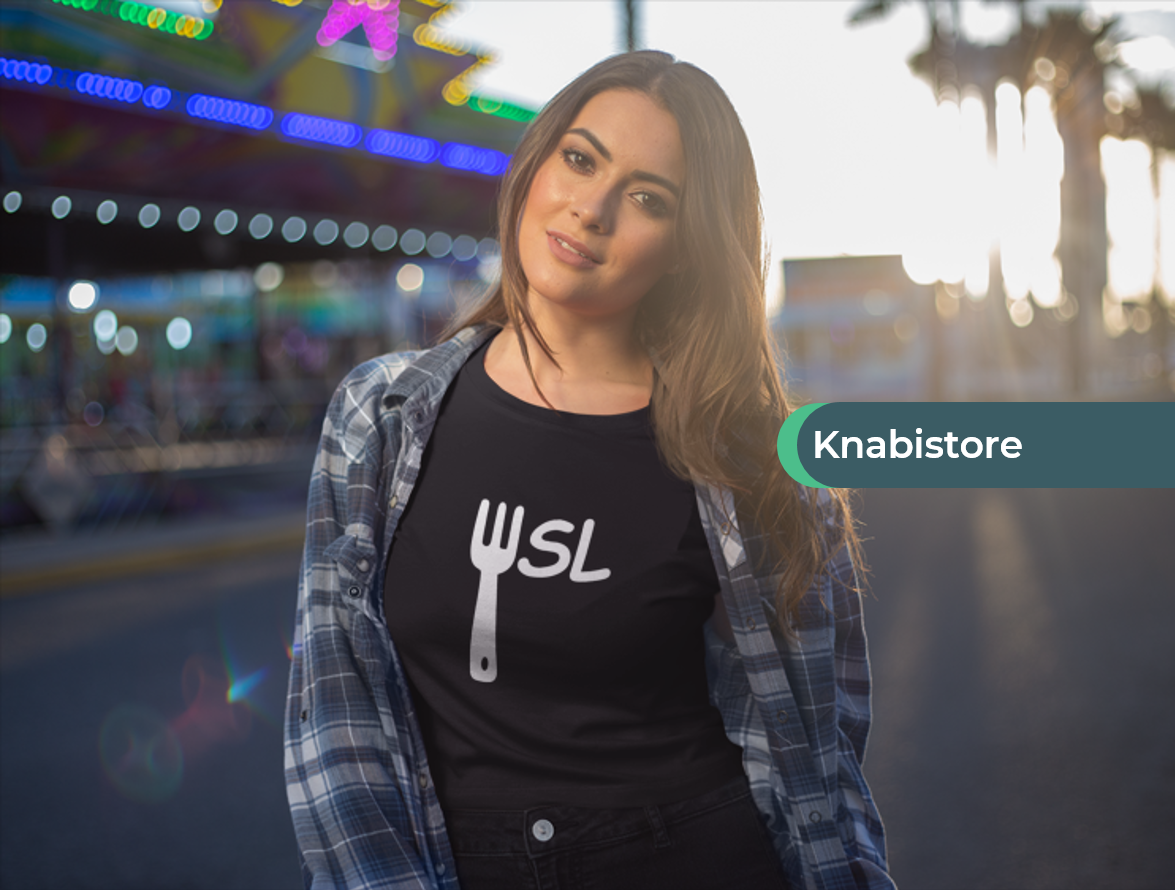 Camiseta Fem. WSL - Garfada (preta)