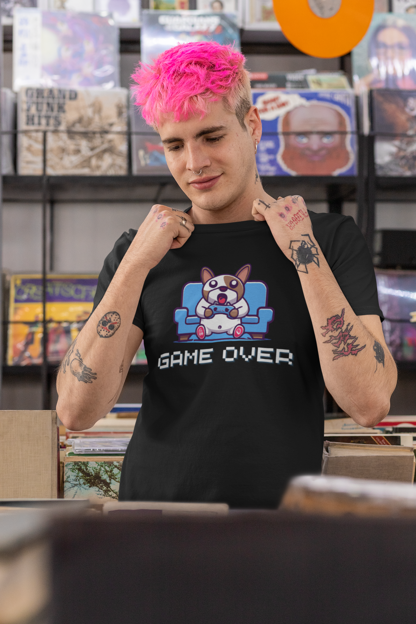 CAMISETA GAMER DOG