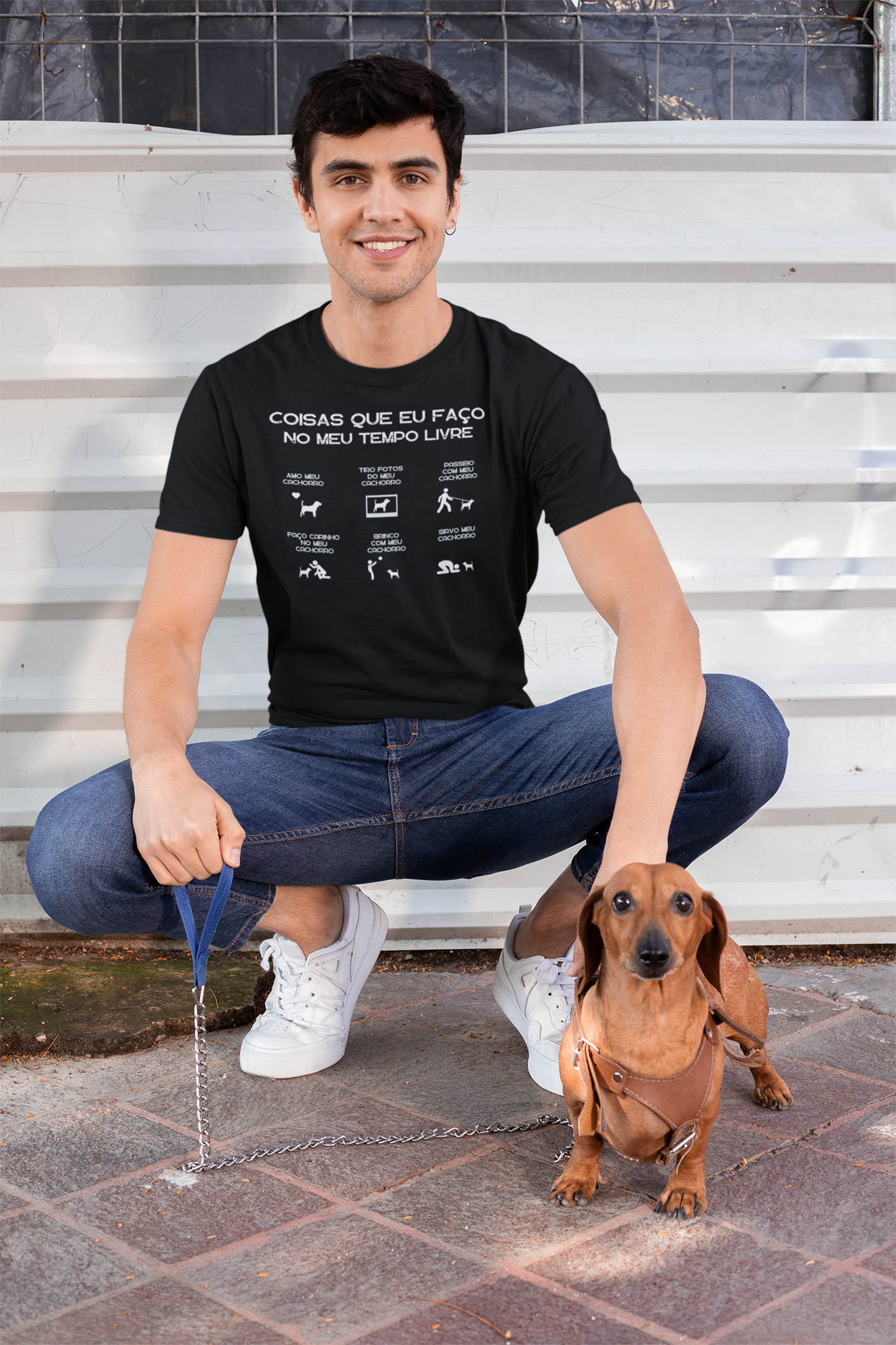 CAMISETA TEMPO LIVRE - CACHORRO