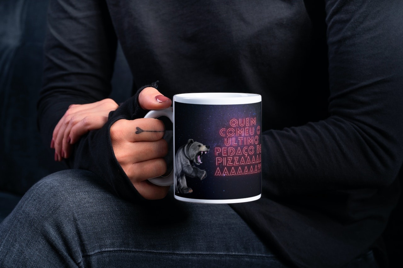 CANECA PIZZA DO URSO