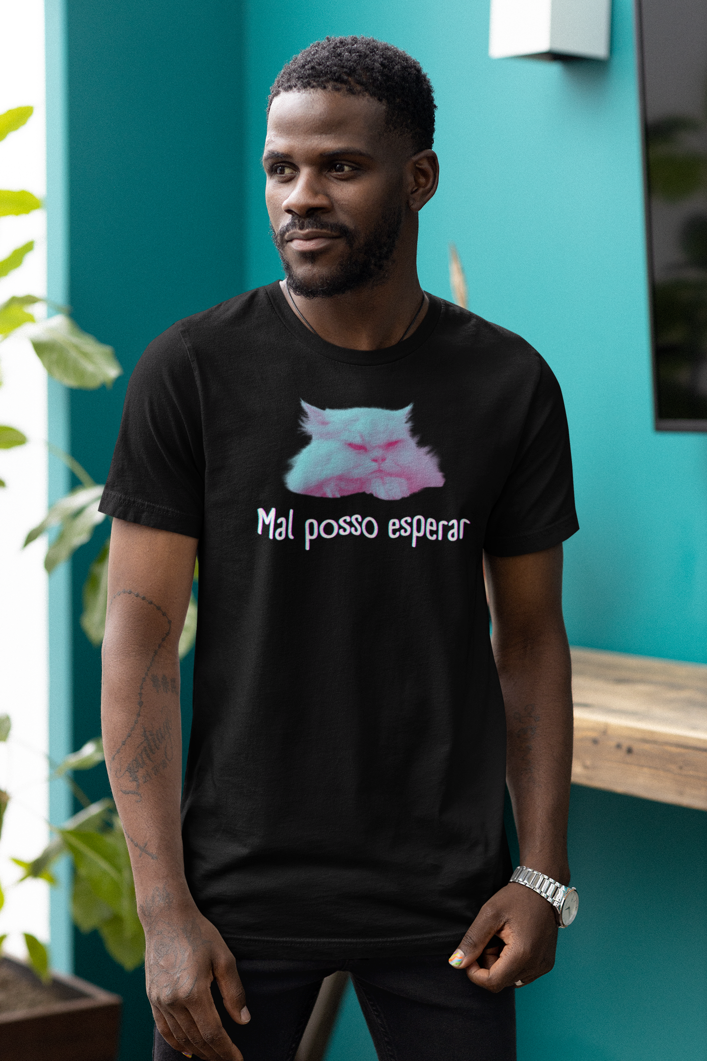 CAMISETA GATINHO ANIMADO