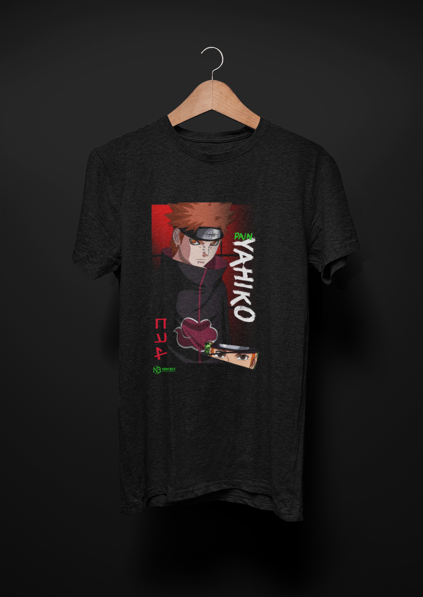 CAMISETA YAHIKO - AKATSUKI ORIGINAL 