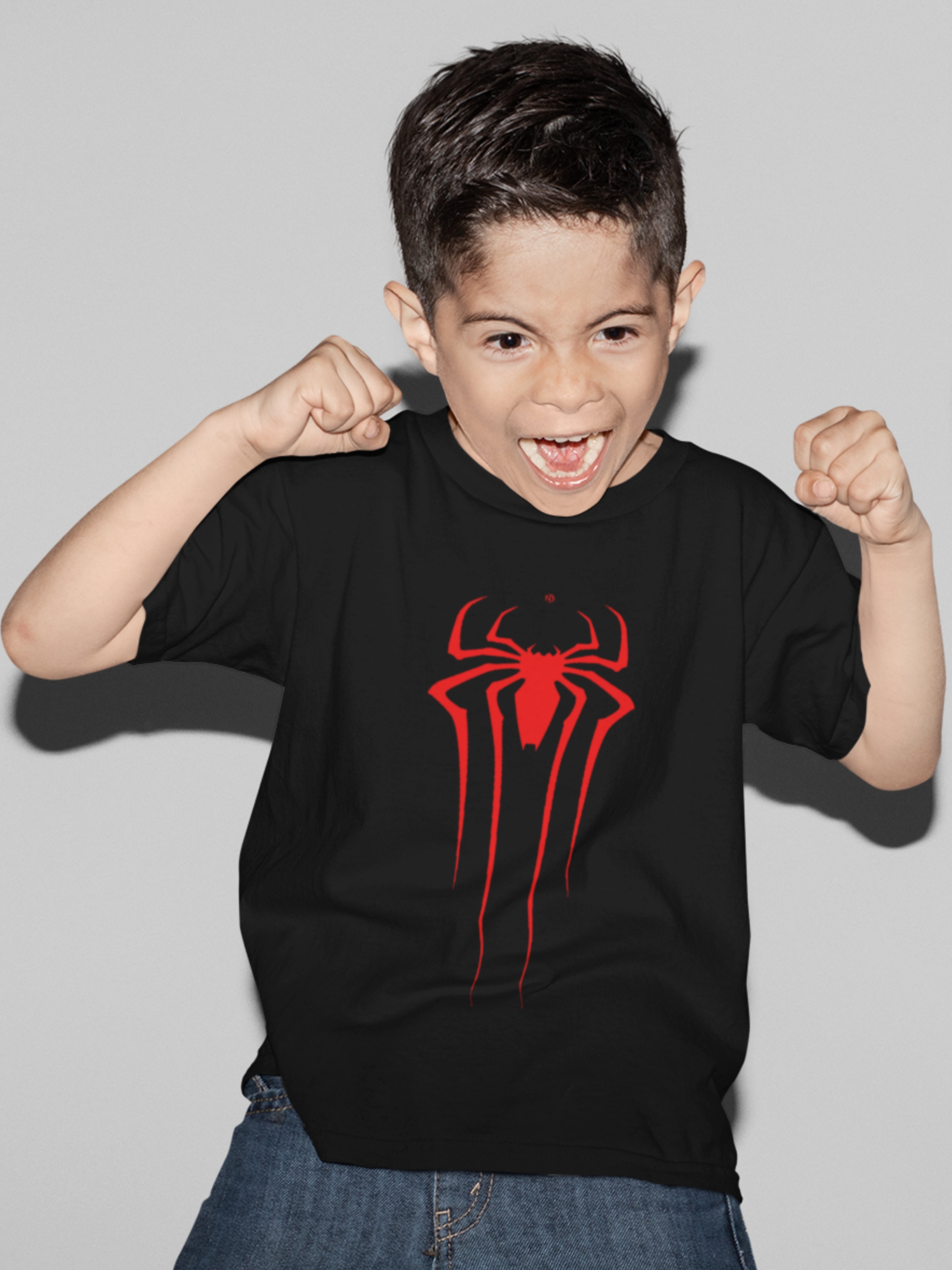 CAMISETA DO HOMEM-ARANHA / 2 a 8 anos 