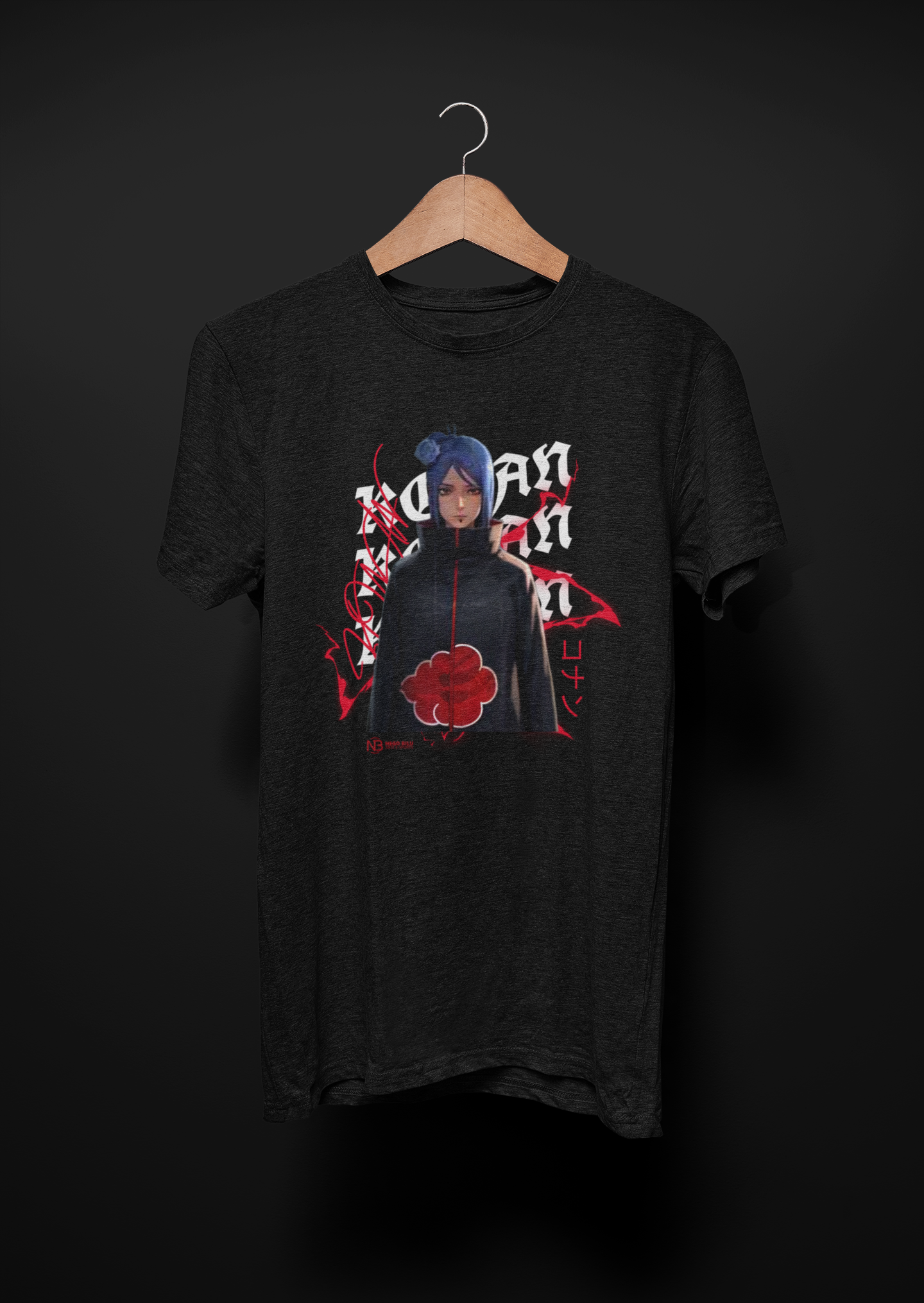 CAMISETA KONAN - AKATSUKI ORIGINAL 