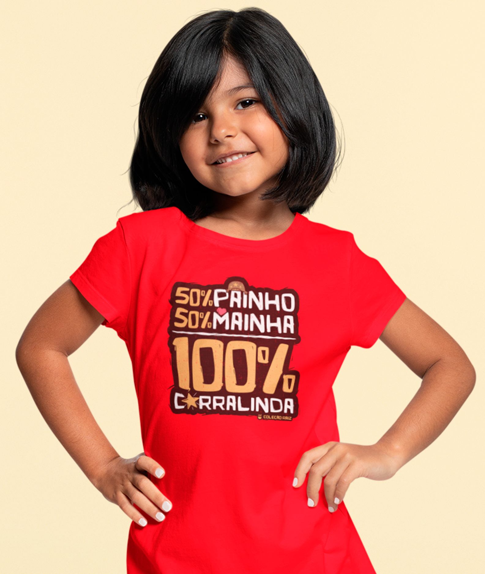 Quality 2 a 8 anos - 50 Painho 50 Mainha 100 Côrralinda