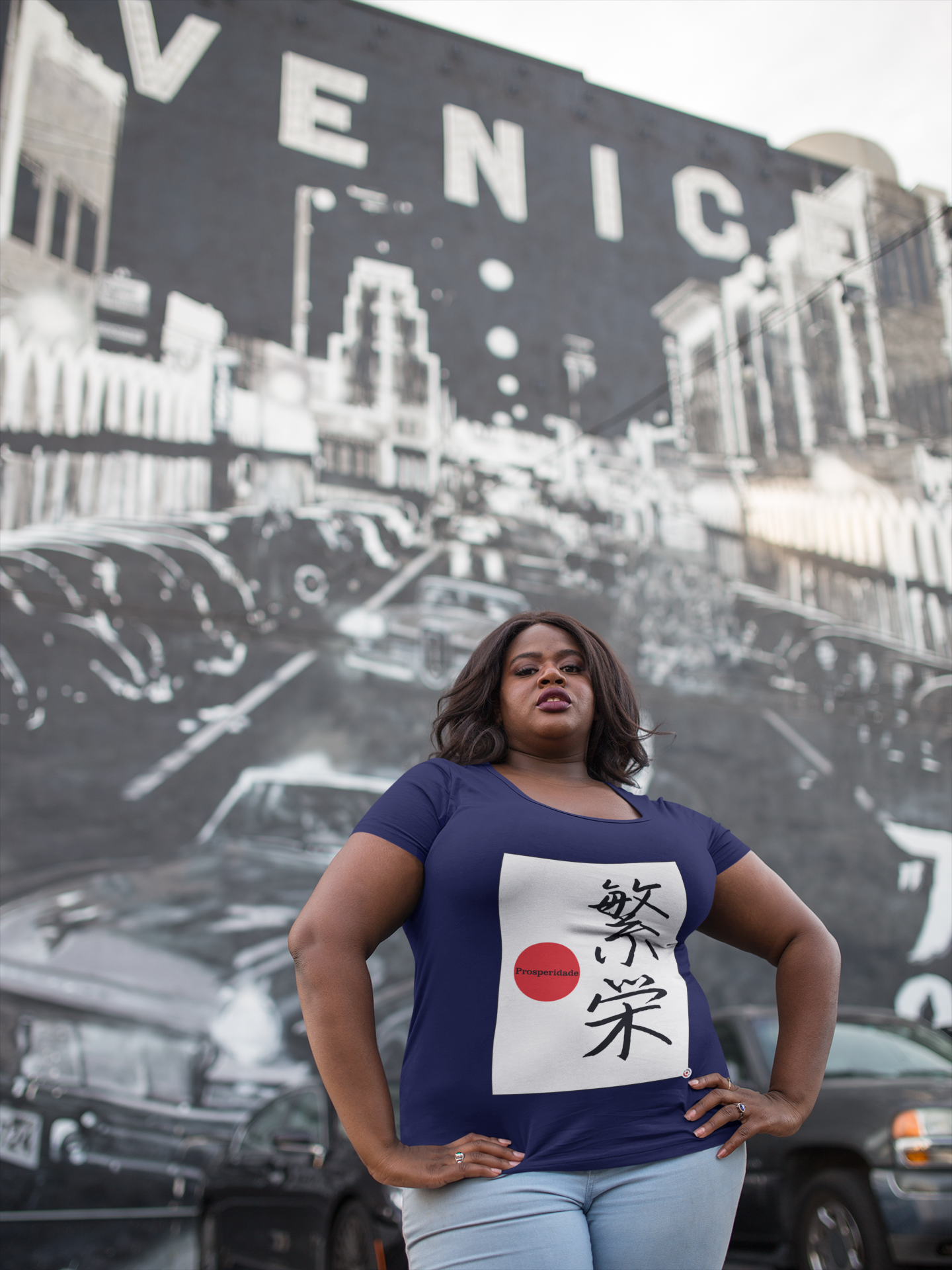 Camiseta Baby Look - Prosperidade