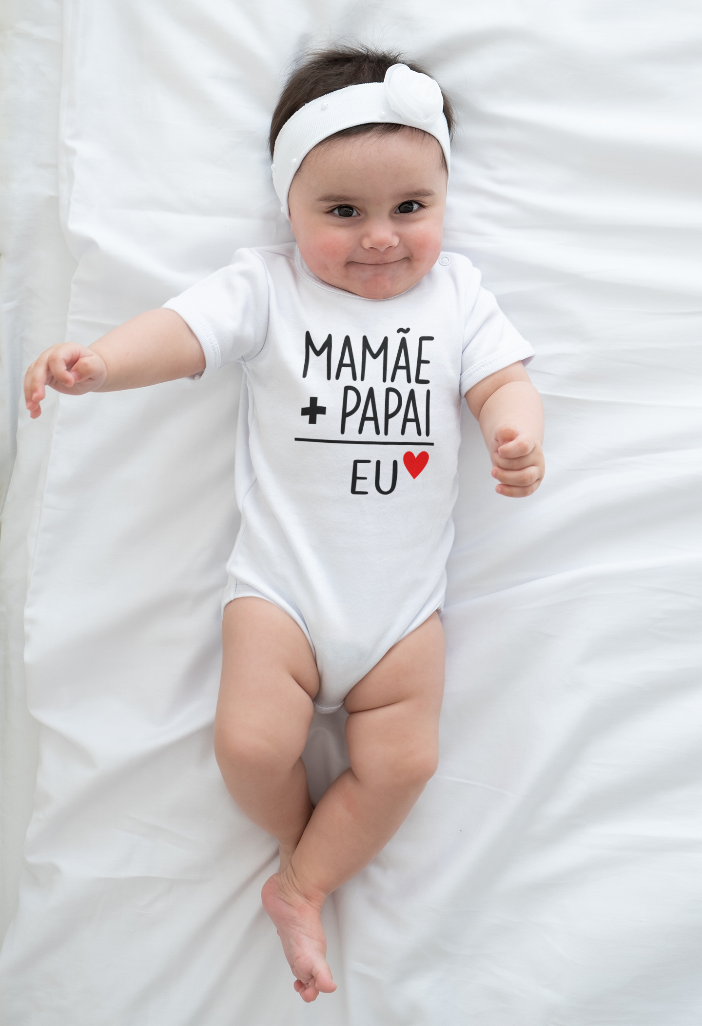 BODY INFANTIL - MAMÃE MAIS PAPAI