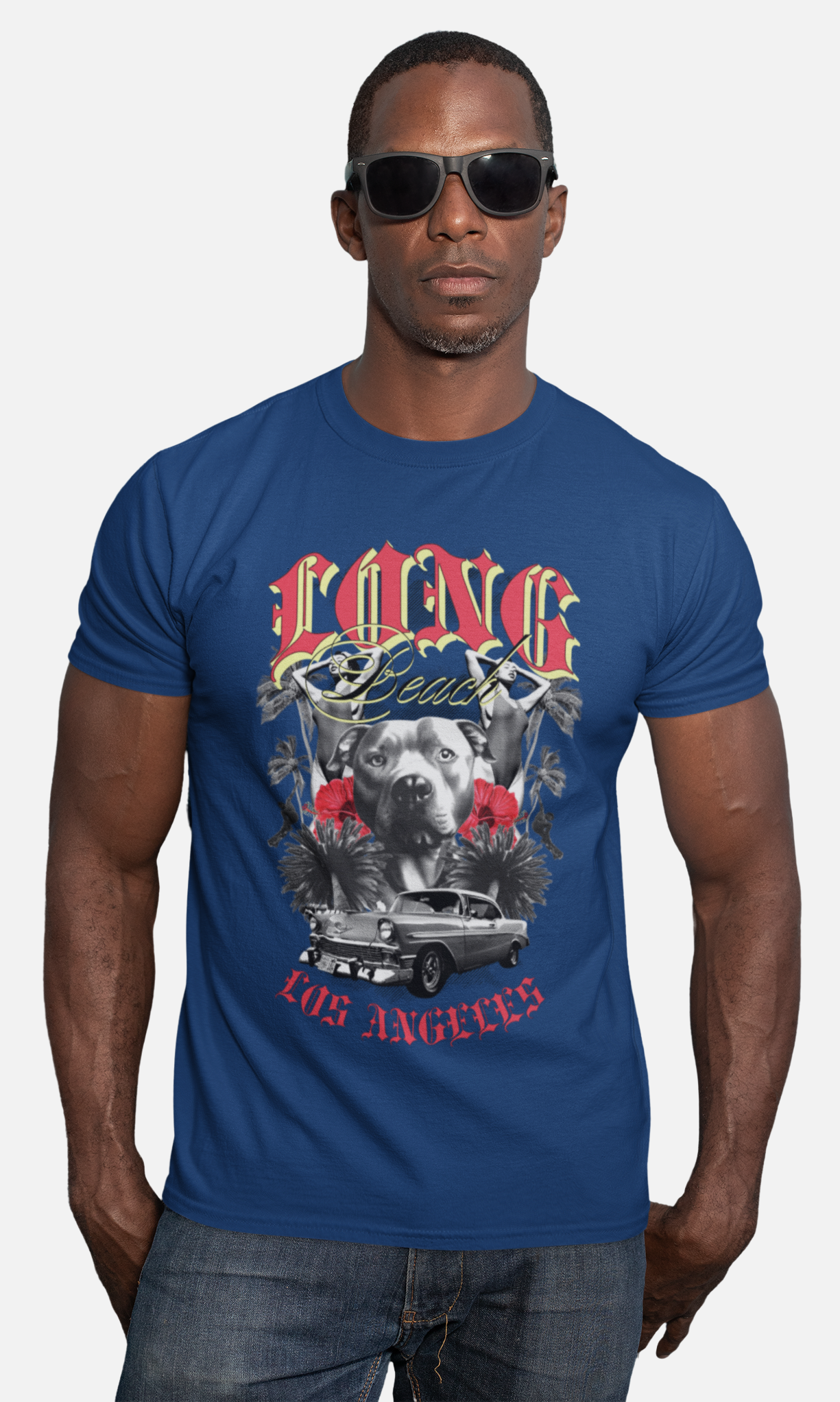 Nome do produto: Camiseta Pitbull Long Beach Los Angeles