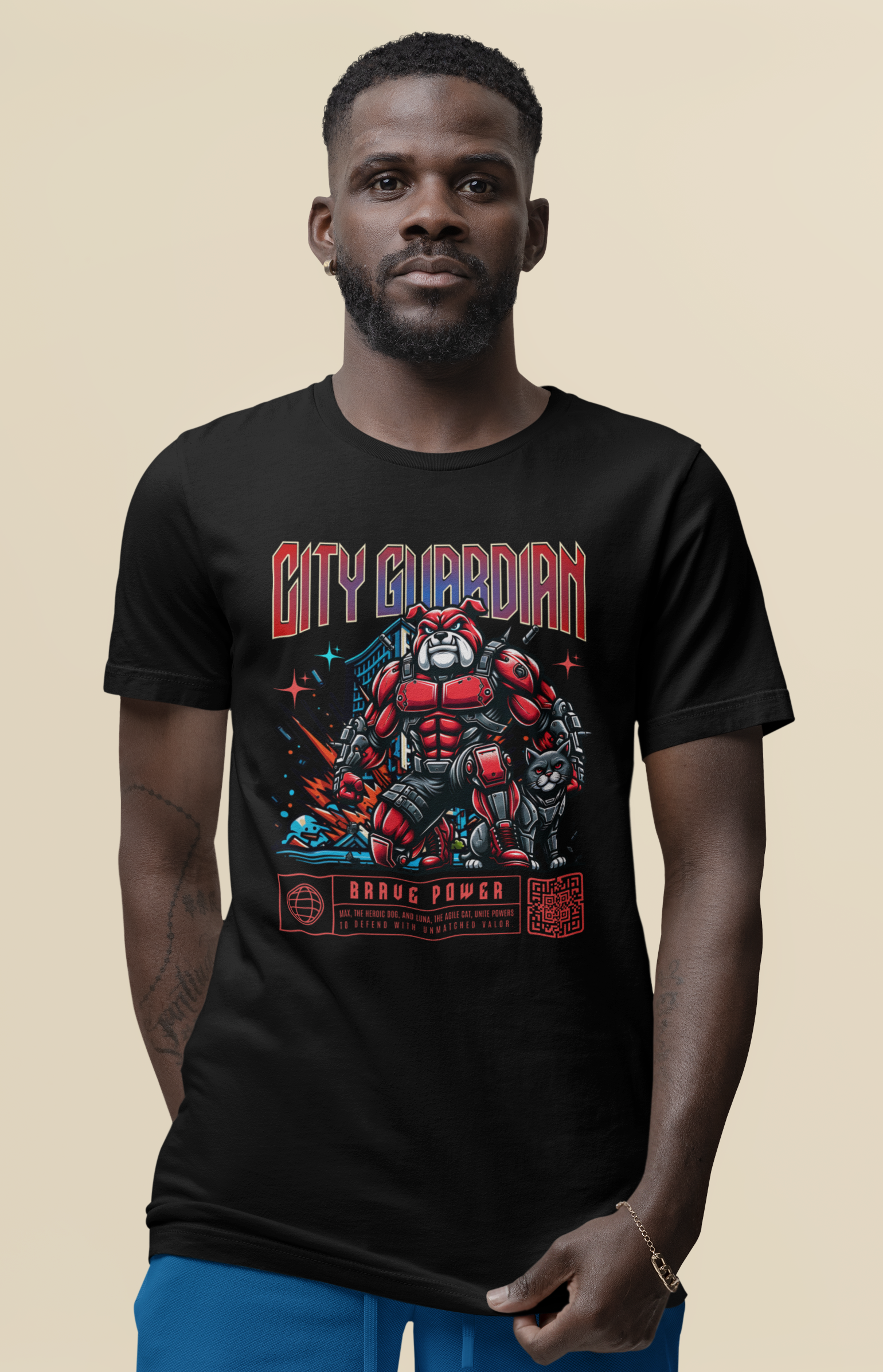 Nome do produto: Camiseta City Guardian Bulldog