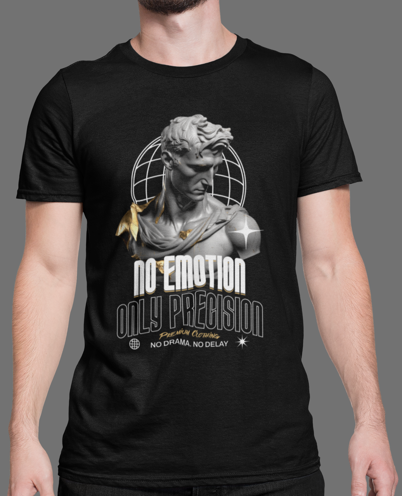 Camiseta Prime No Emotion Only Precision