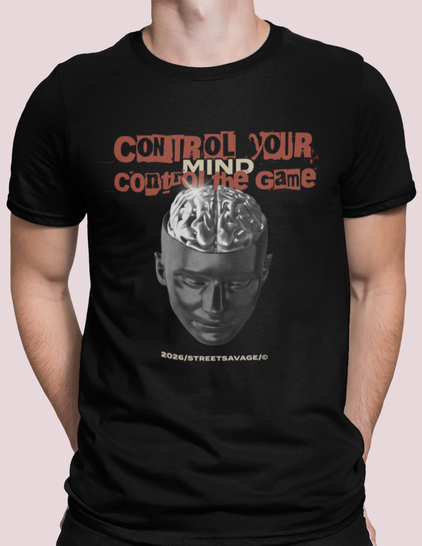 Camiseta Prime Masculina Control Your Mind Control the Game