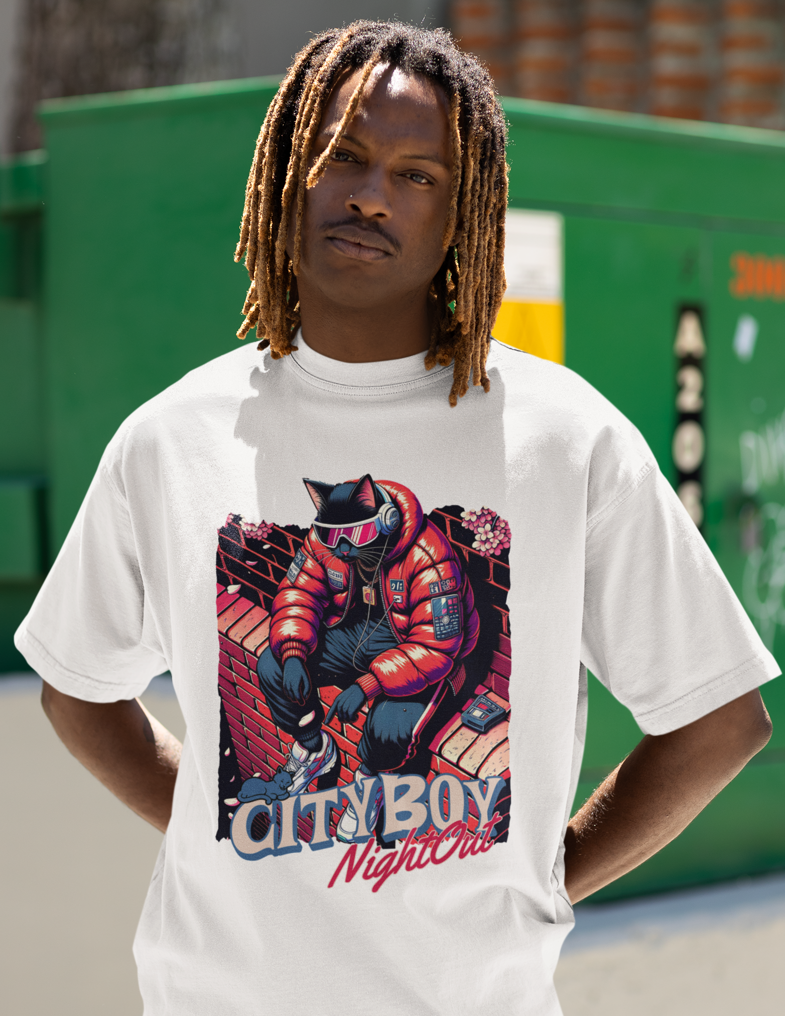Nome do produto: Camiseta Oversized CityBoy Night out