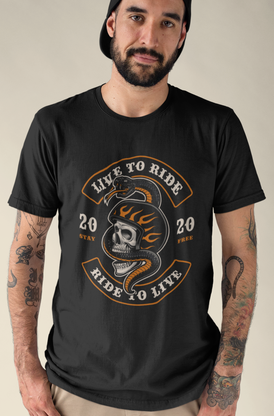 Camiseta Classica Live to Ride