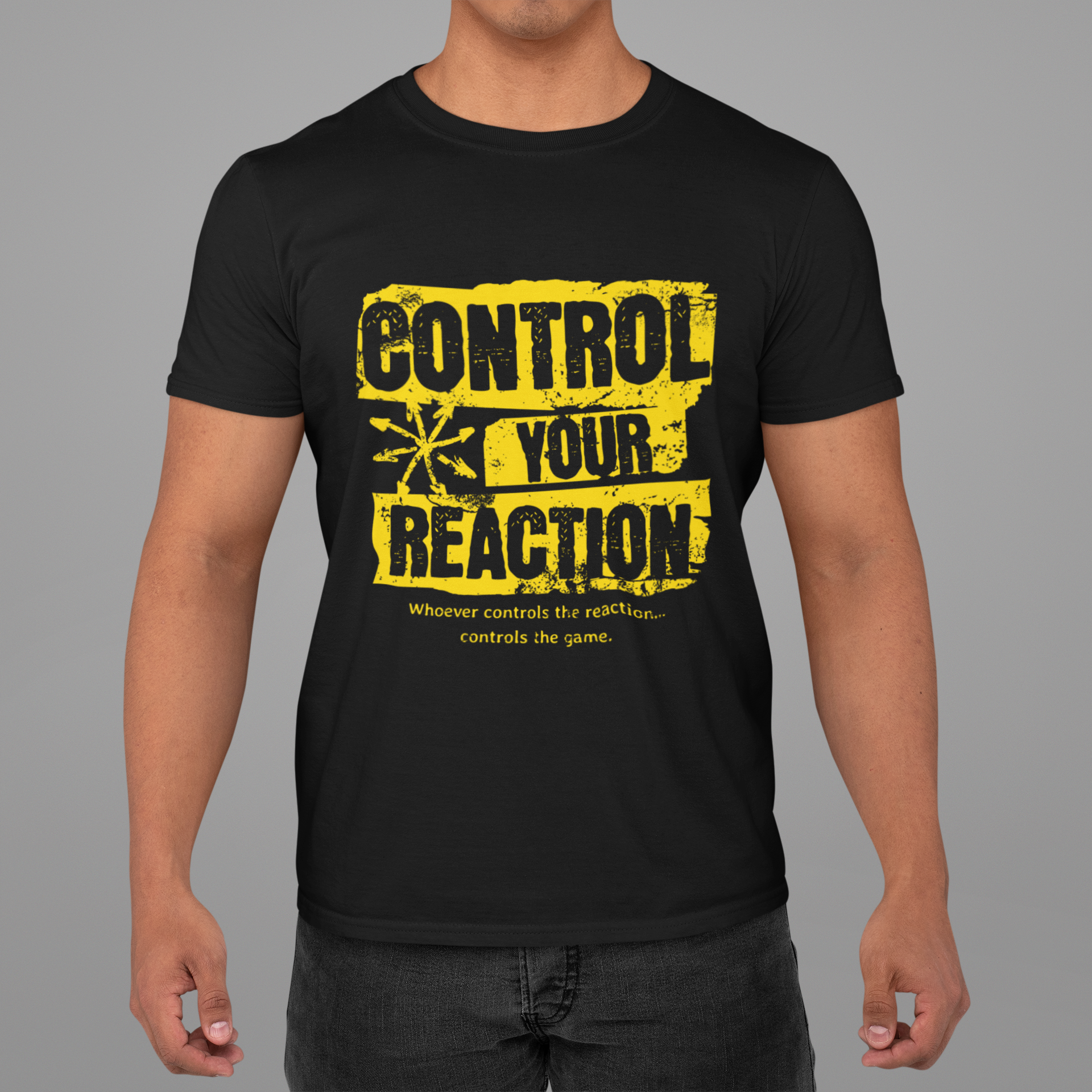 Camiseta Prime Masculina Control Your Reaction