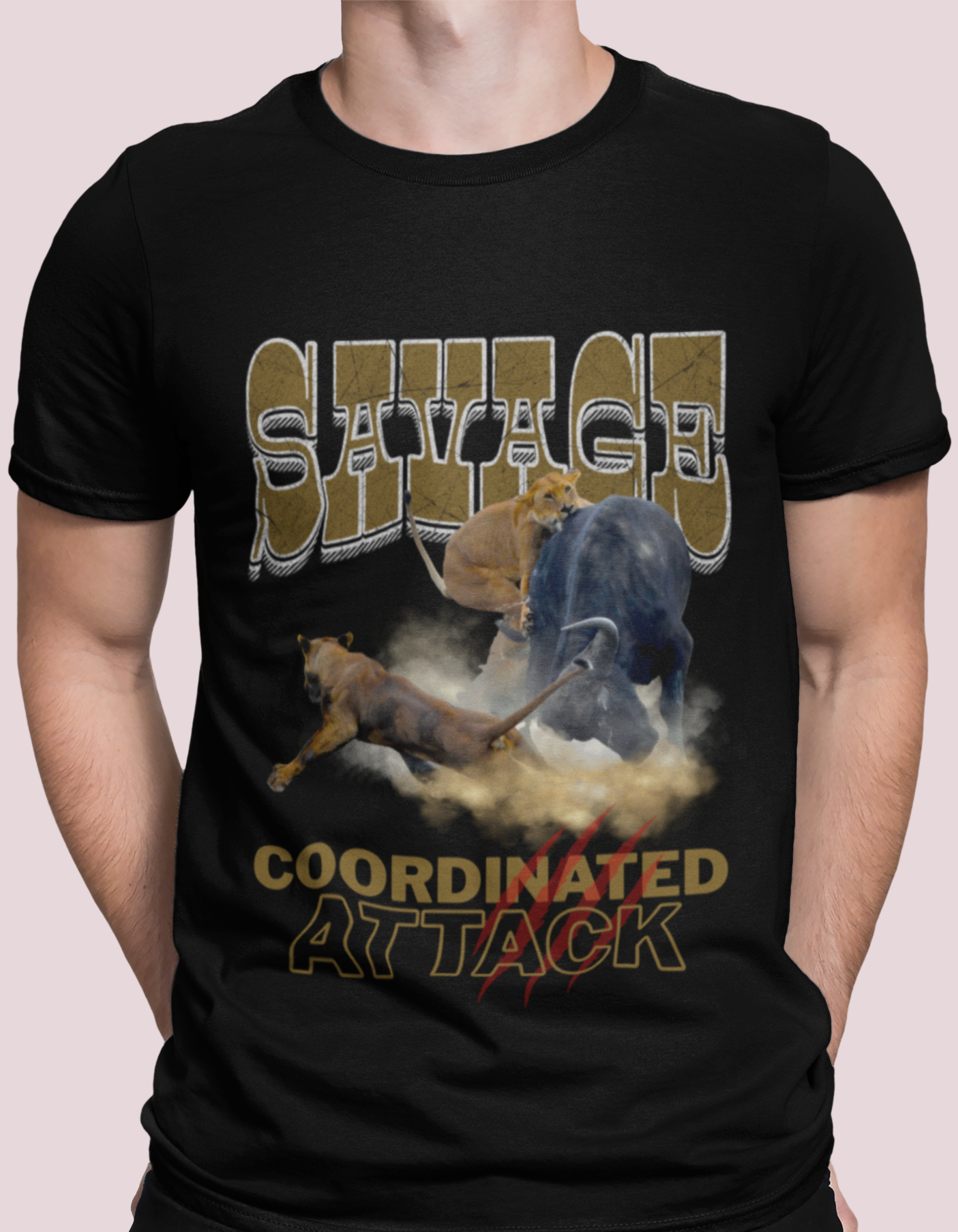 Camiseta Quality Savage Coordinate Attack